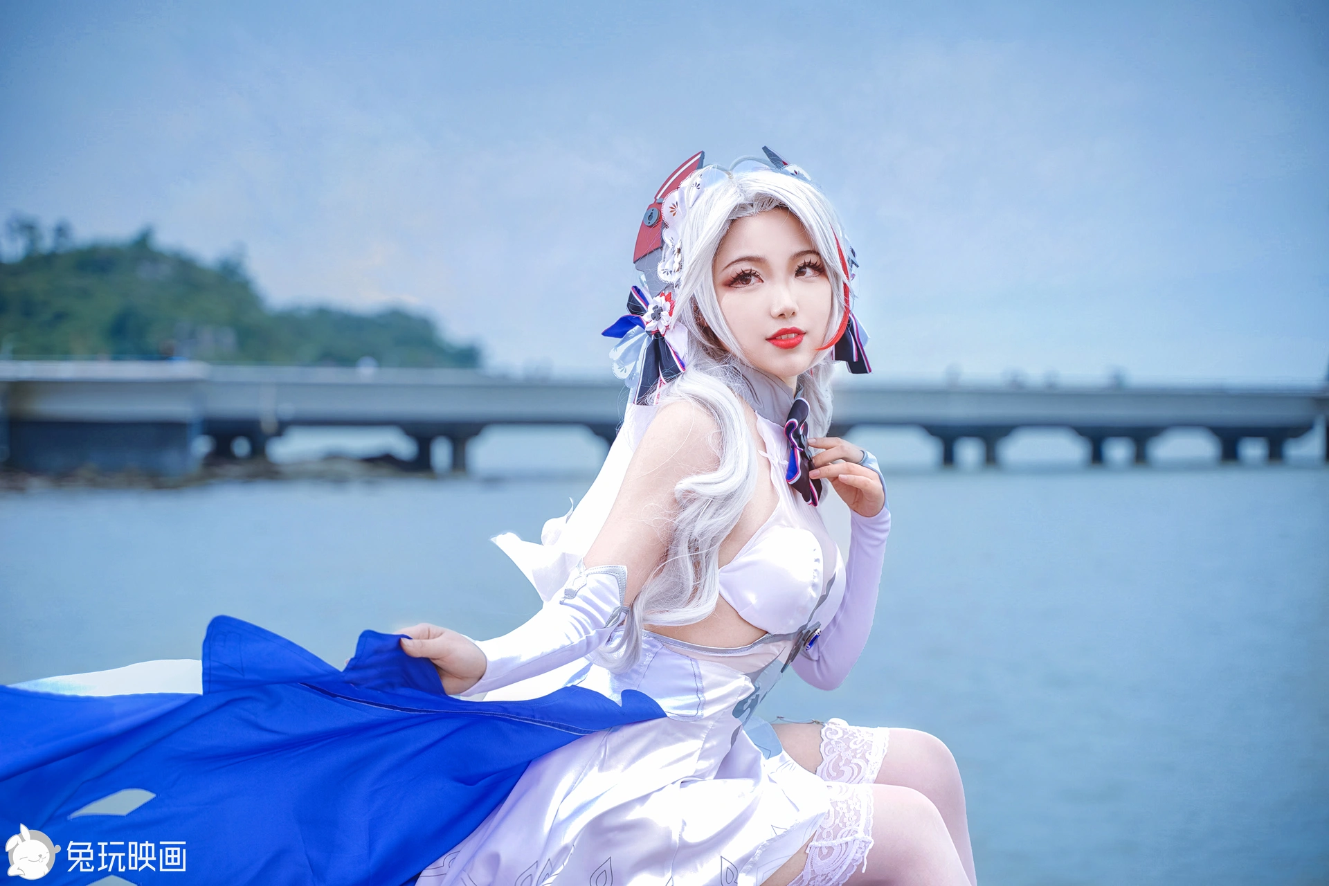 C22.001 碧蓝-欧根花嫁 [35P-404MB]