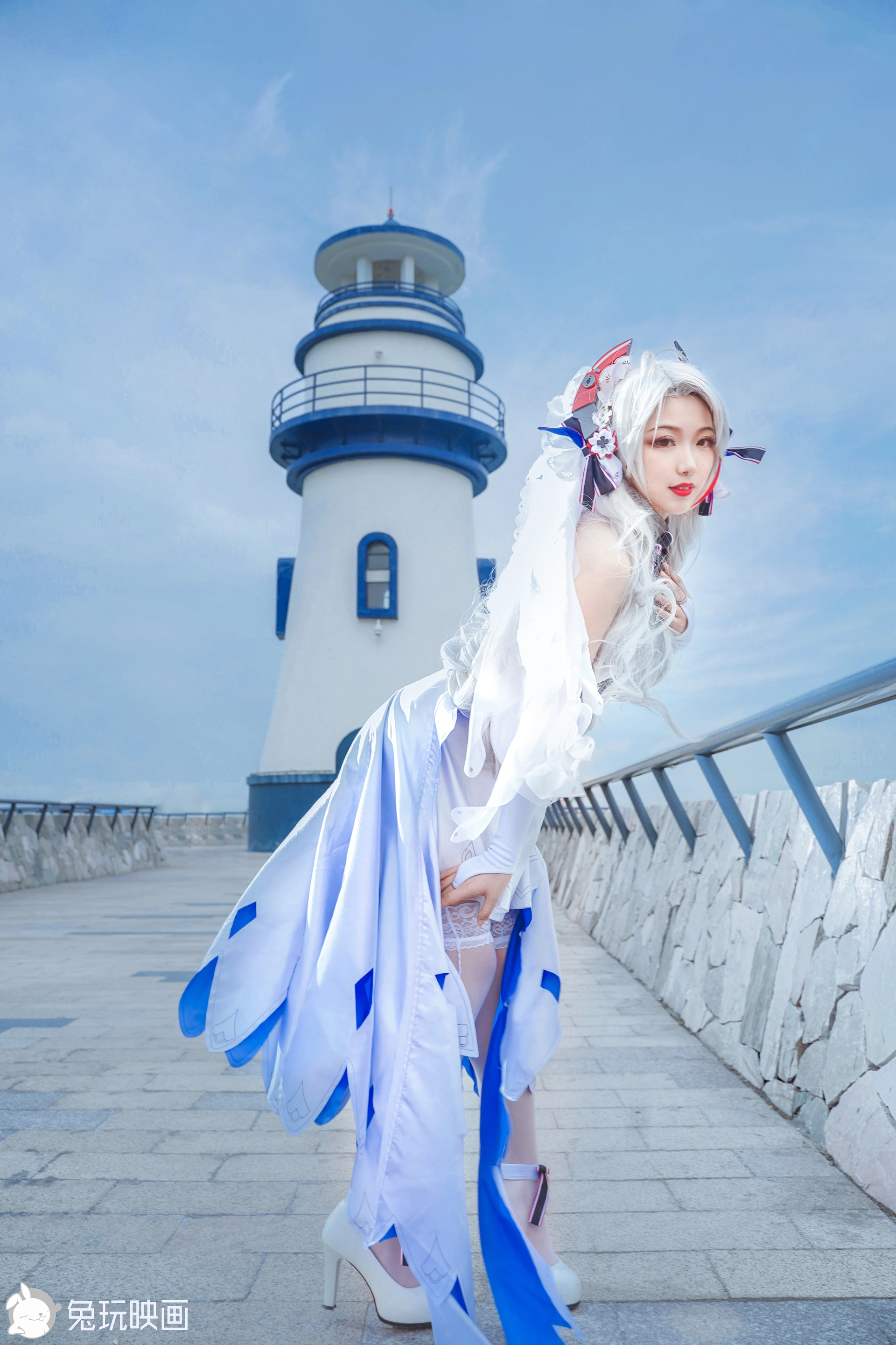 C22.001 碧蓝-欧根花嫁 [35P-404MB]