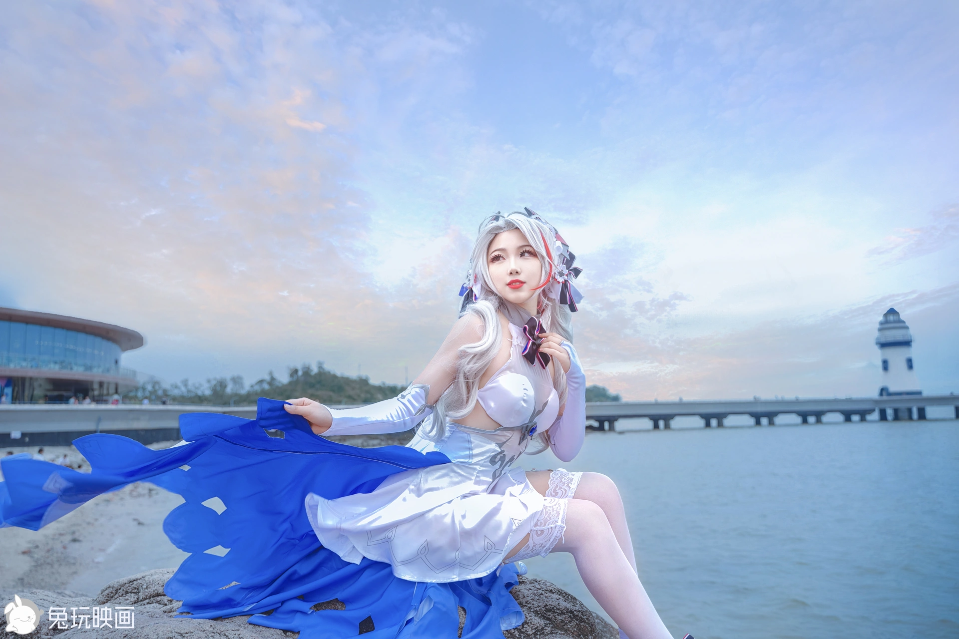 C22.001 碧蓝-欧根花嫁 [35P-404MB]