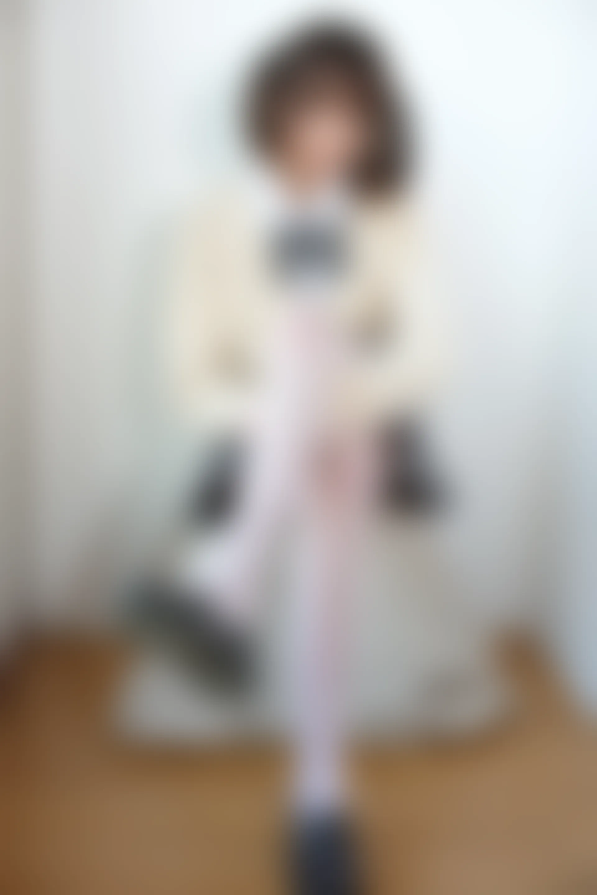 森萝财团 X-010-SSR [83P1V-1.46G]学生装, 校服, 森萝财团, 白丝, 美腿