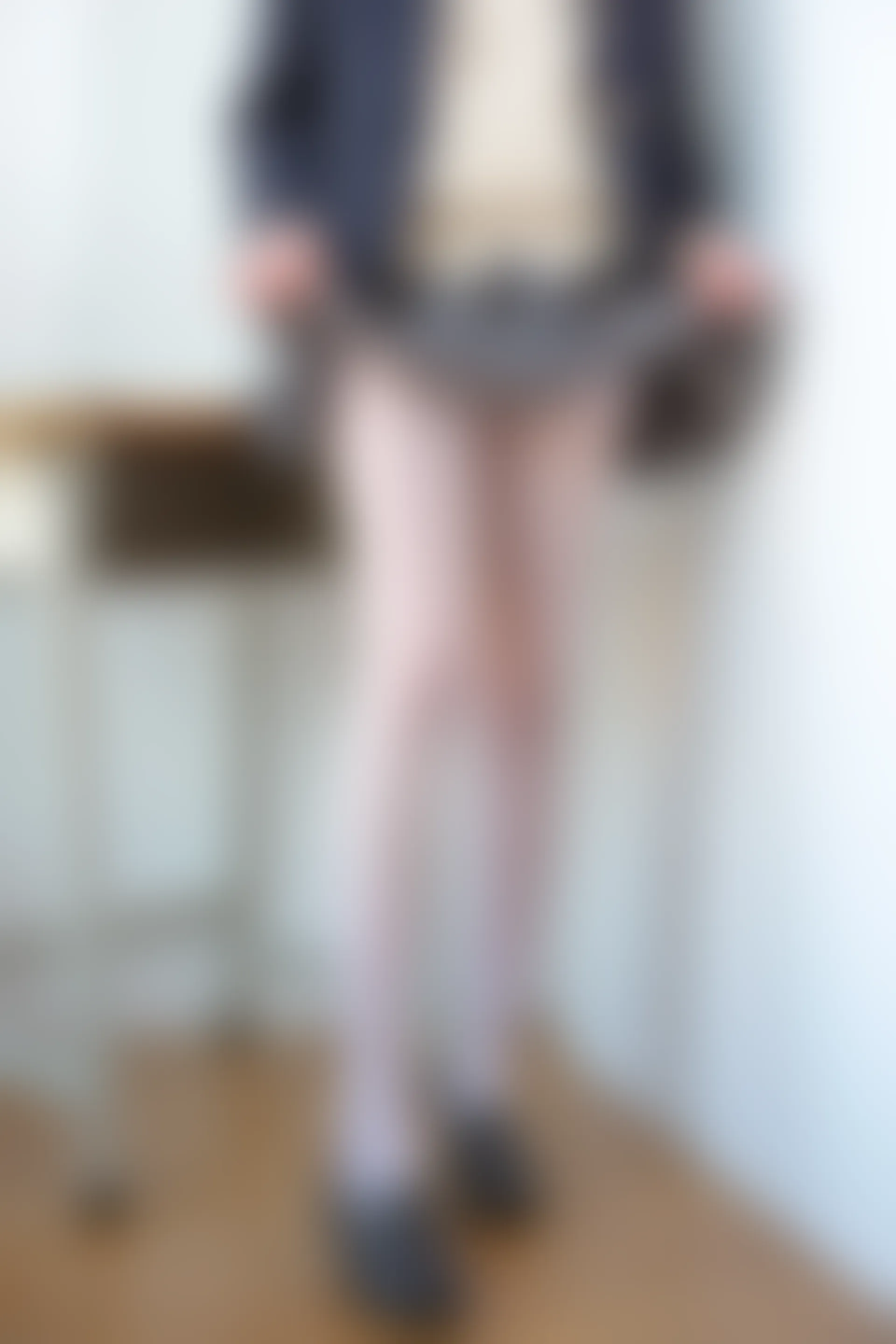 森萝财团 X-010-SSR [83P1V-1.46G]学生装, 校服, 森萝财团, 白丝, 美腿