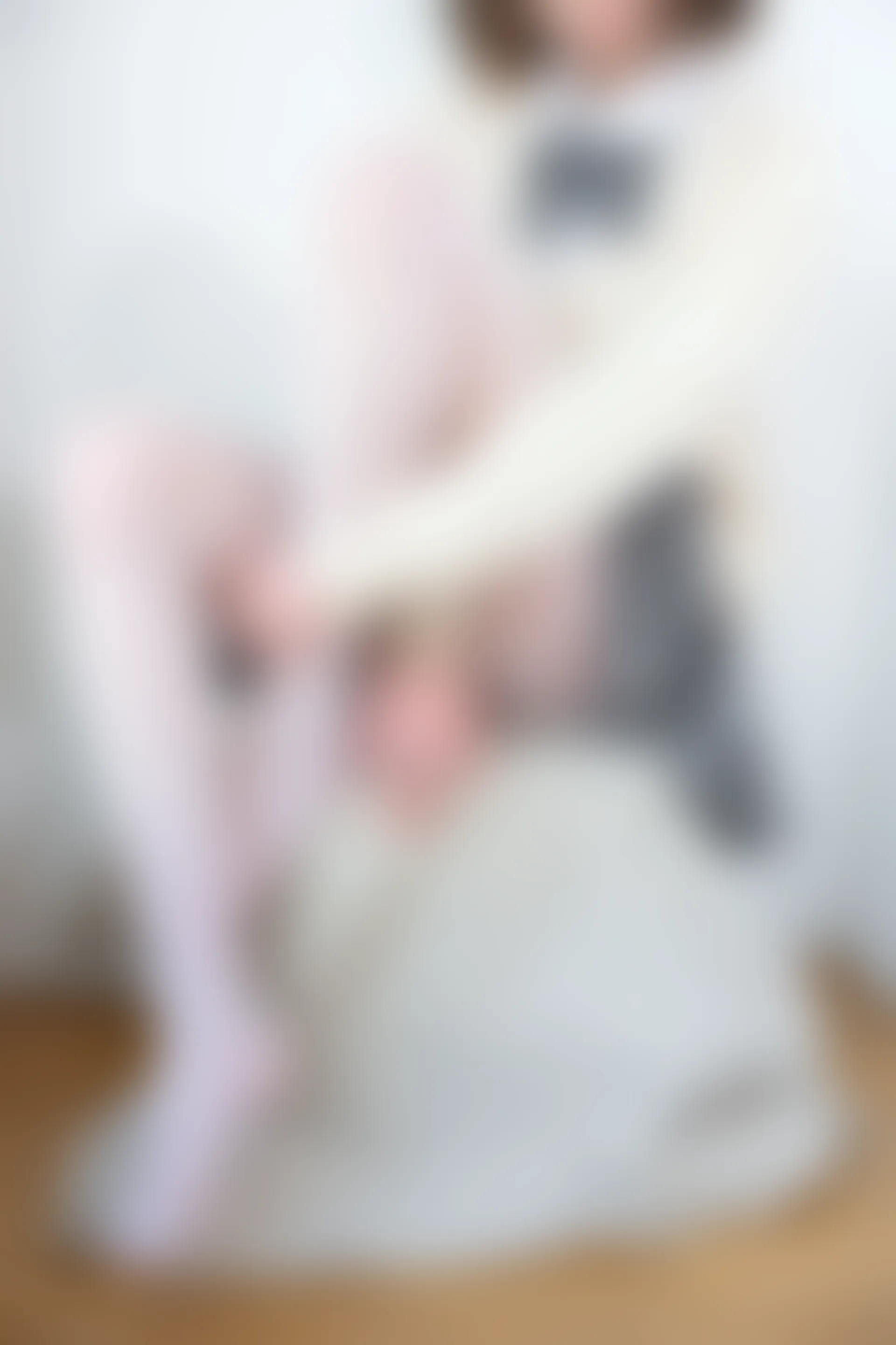 森萝财团 X-010-SSR [83P1V-1.46G]学生装, 校服, 森萝财团, 白丝, 美腿