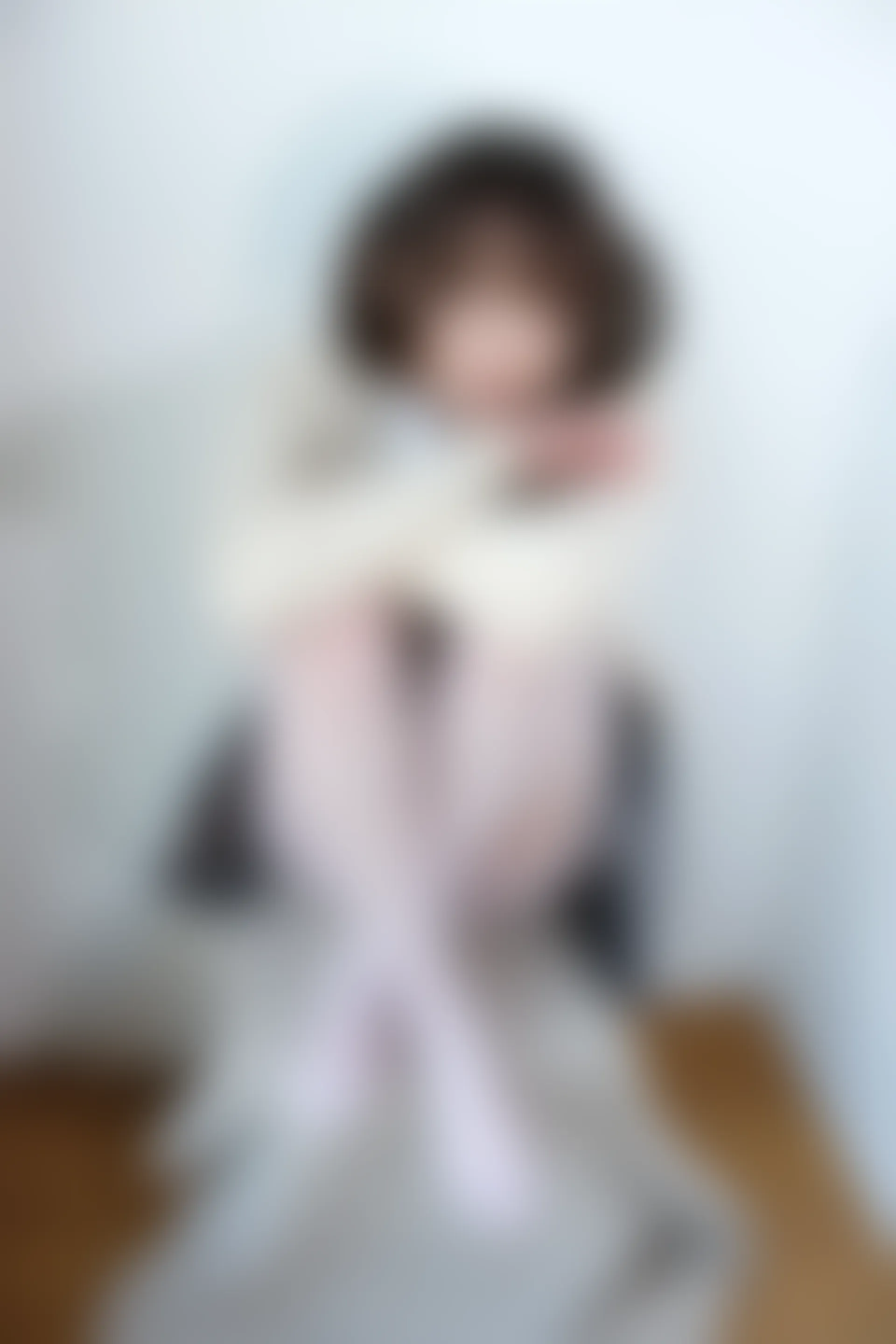 森萝财团 X-010-SSR [83P1V-1.46G]学生装, 校服, 森萝财团, 白丝, 美腿