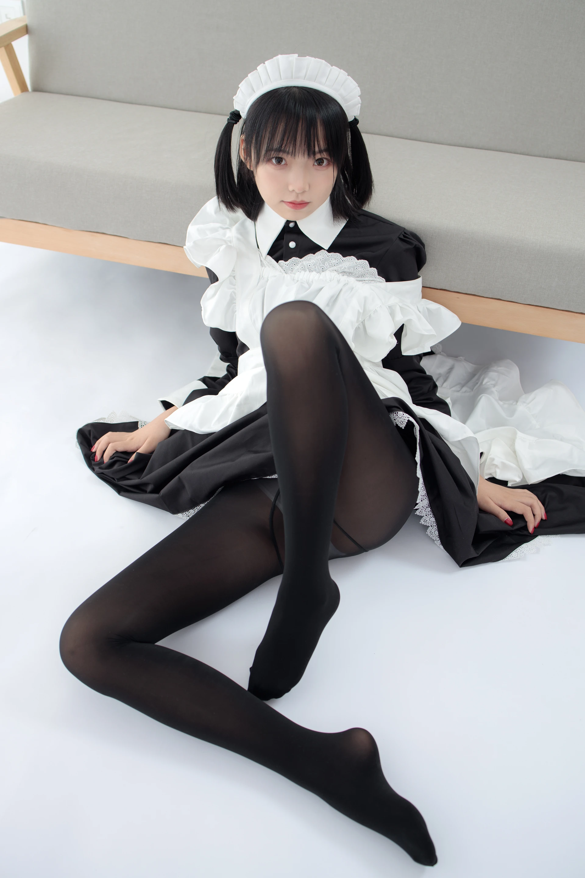 JKFUN-029 [67P1V-3.27G]JKFUN, 女仆装, 森萝财团, 美腿, 黑丝