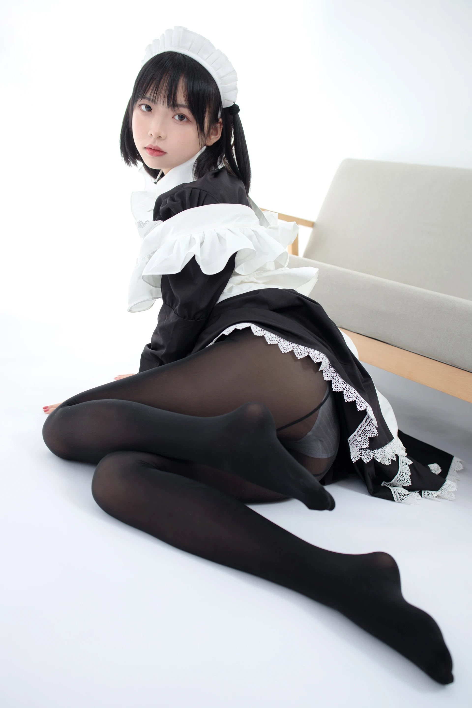 JKFUN-029 [67P1V-3.27G]JKFUN, 女仆装, 森萝财团, 美腿, 黑丝