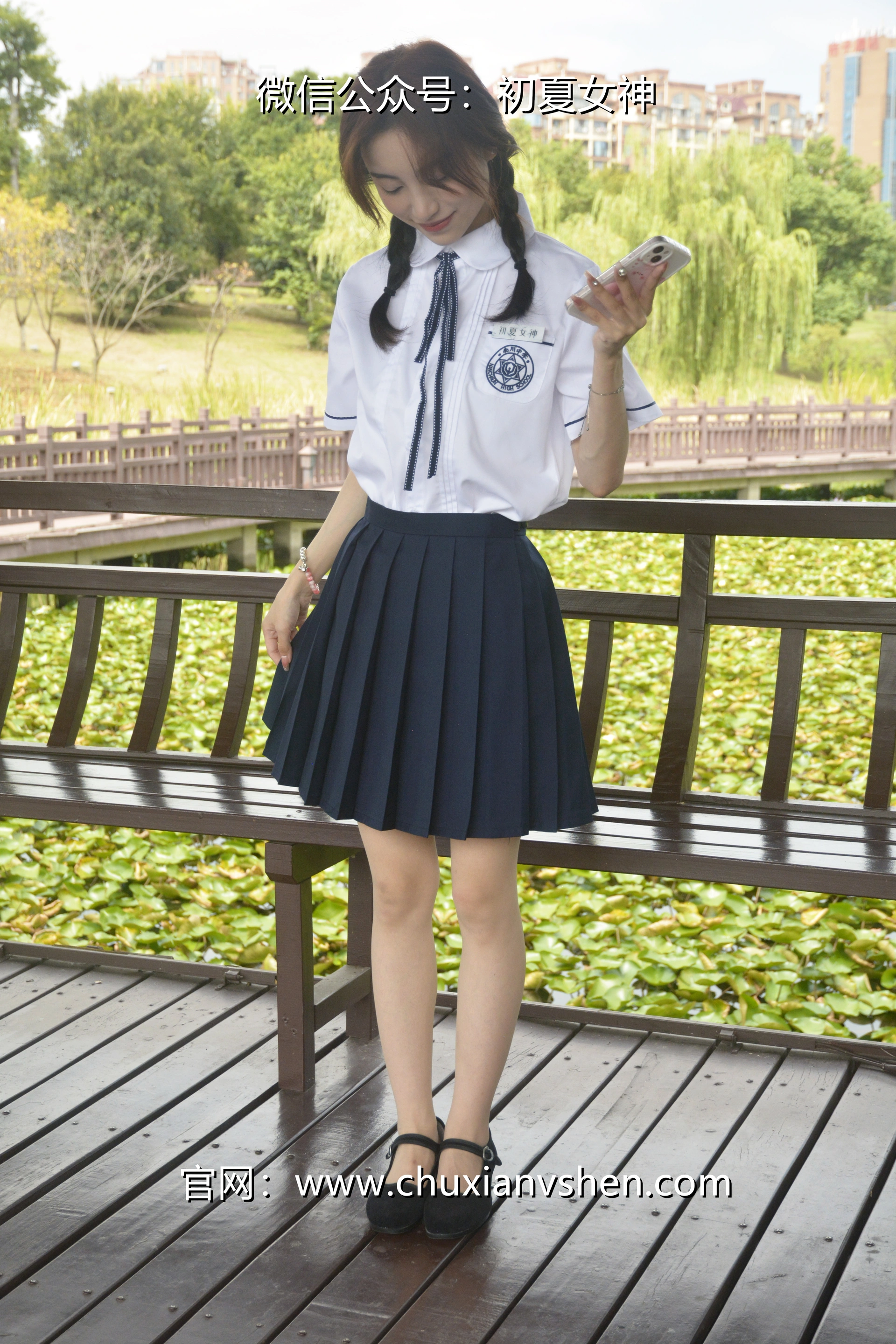 初夏女神 NO.027 柒柒 职高校服[140P+1V／5.73GB]