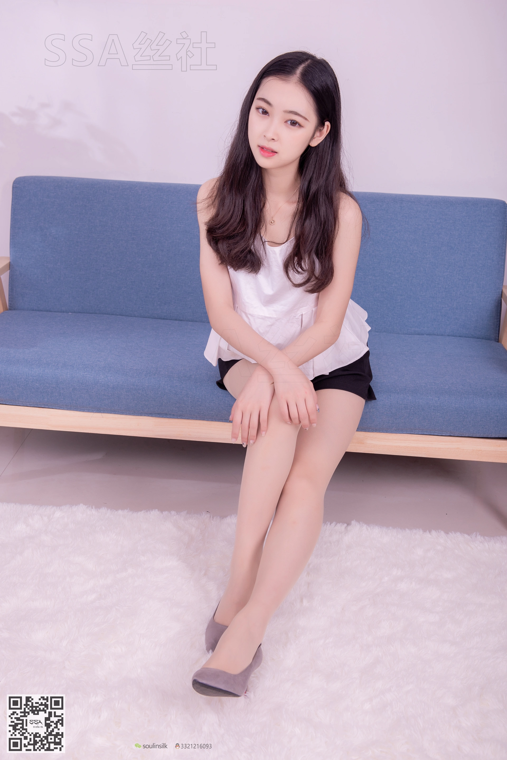 SSA丝社 超清写真 NO.129 文娟 青春美少女肉丝美腿[150P-1.80GB]