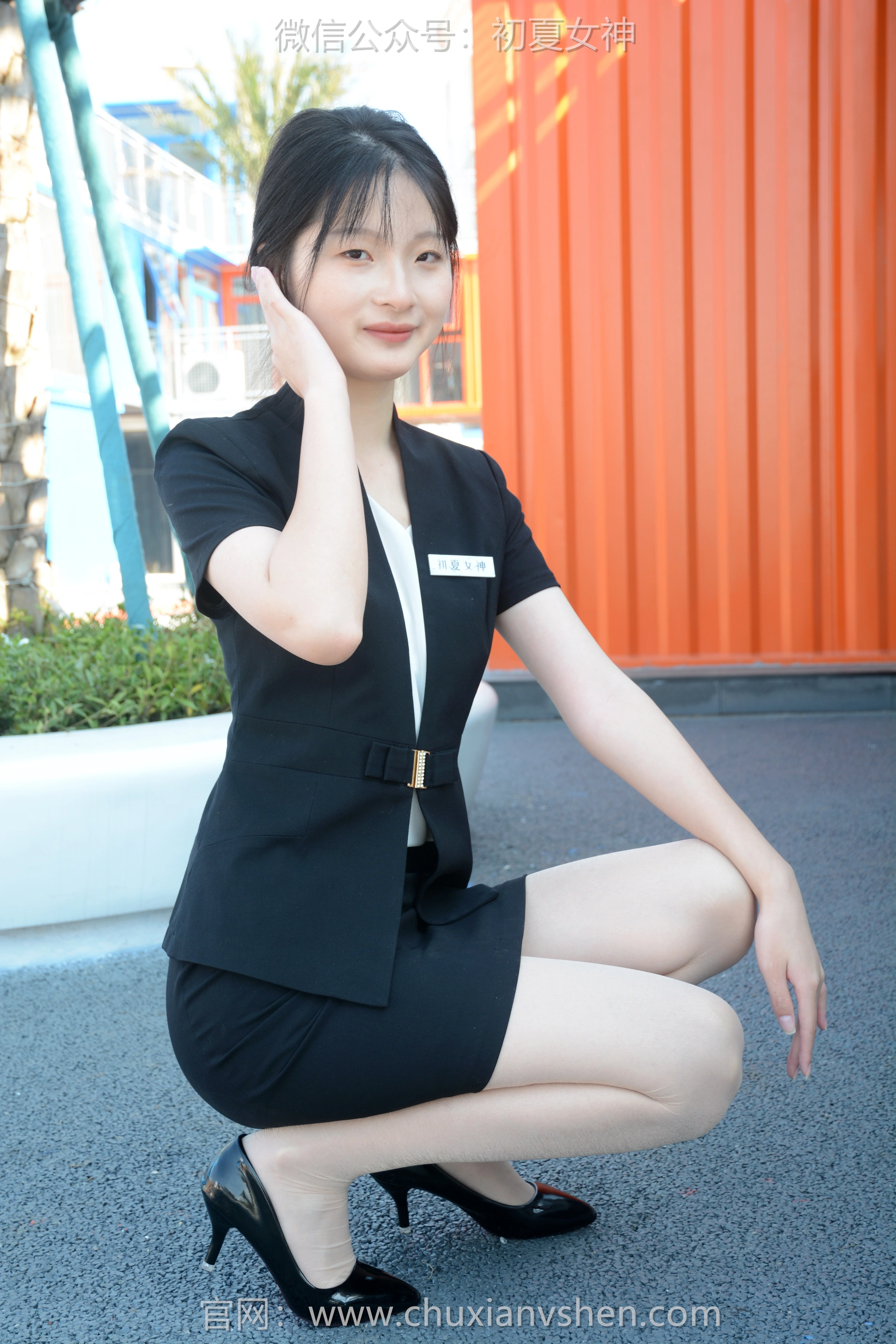初夏女神 NO.085 安妮 黑色西装[140P+1V／4.68GB]