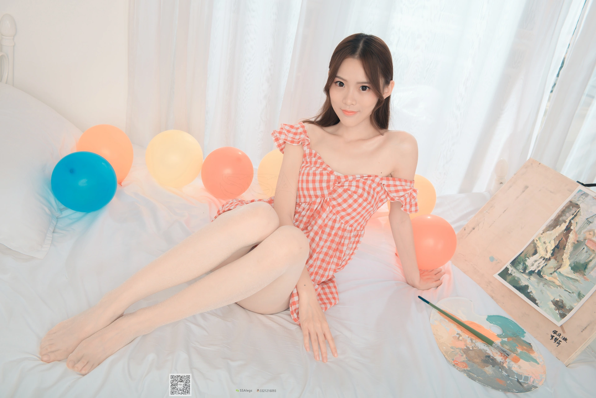 SSA丝社 超清写真 NO.014 琪琪 闪光开裆丝袜的另一种演绎[99P／898MB]