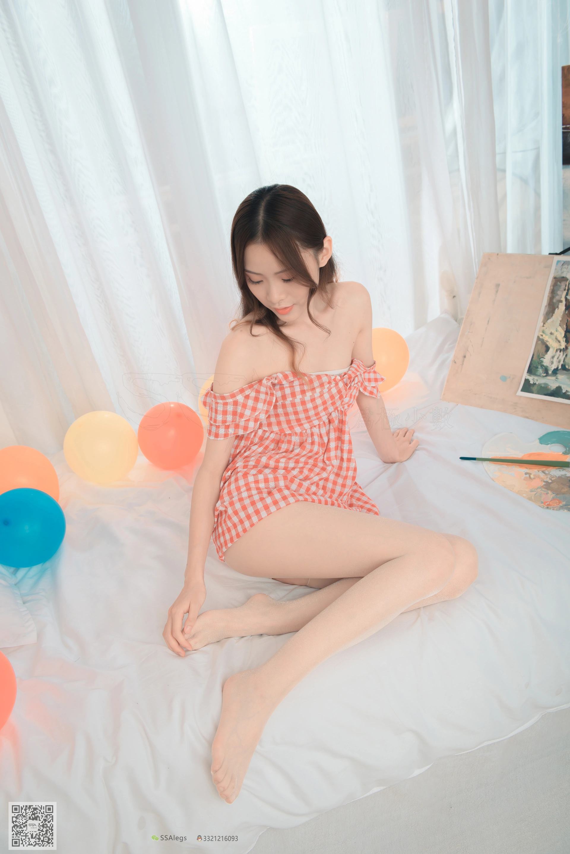 SSA丝社 超清写真 NO.014 琪琪 闪光开裆丝袜的另一种演绎[99P／898MB]