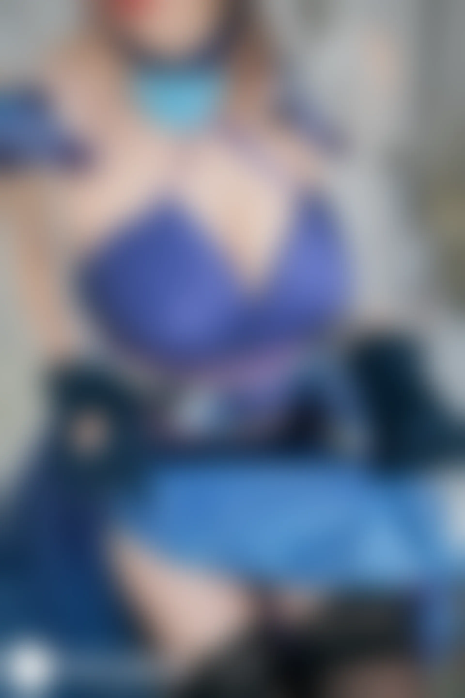 D60.005 兔玩映画 光辉蓝色礼服 [40P-622MB]