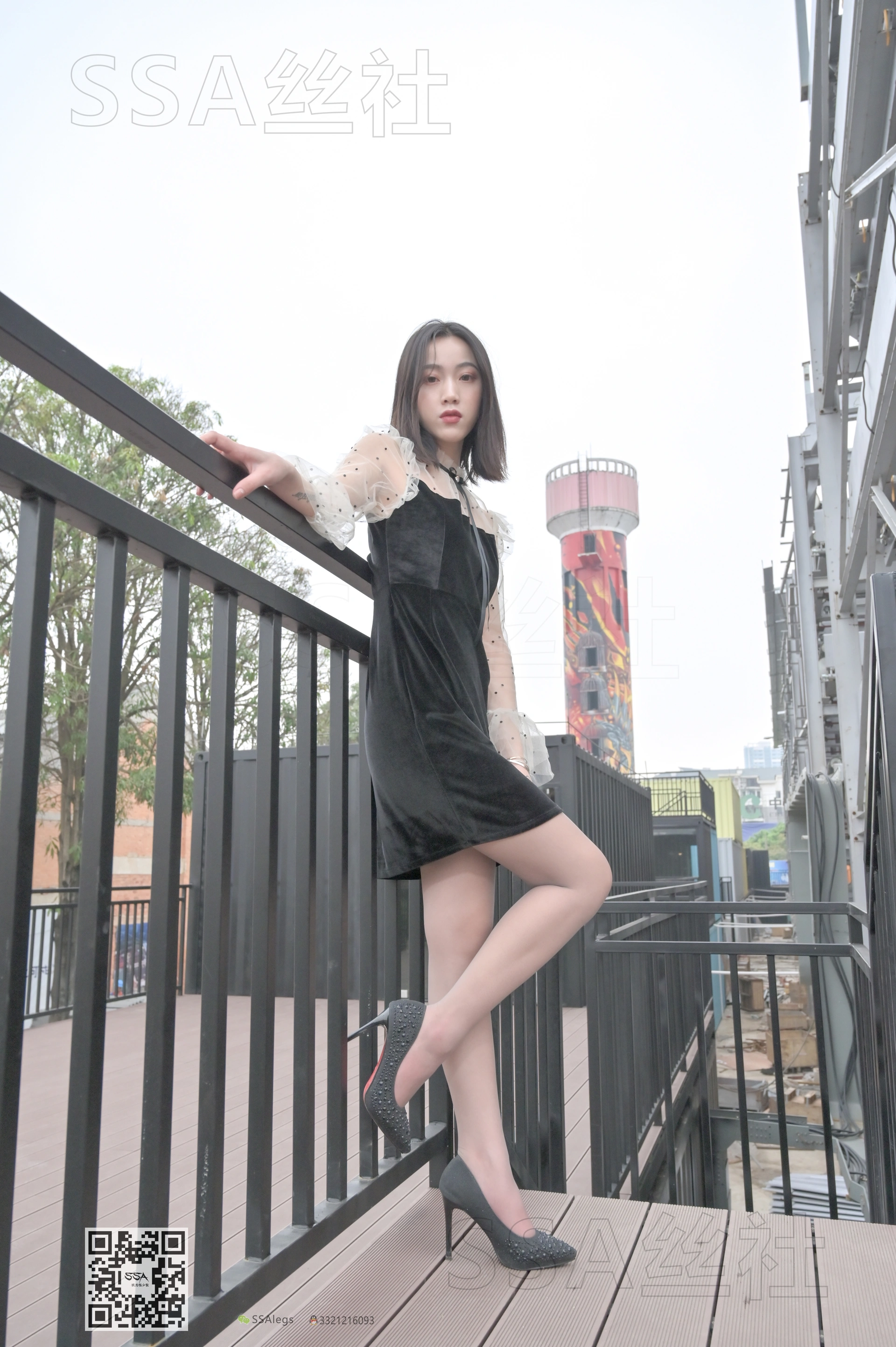 SSA丝社 超清写真 NO.096 大大 街拍腿模大大灰丝[145P-1.69GB]