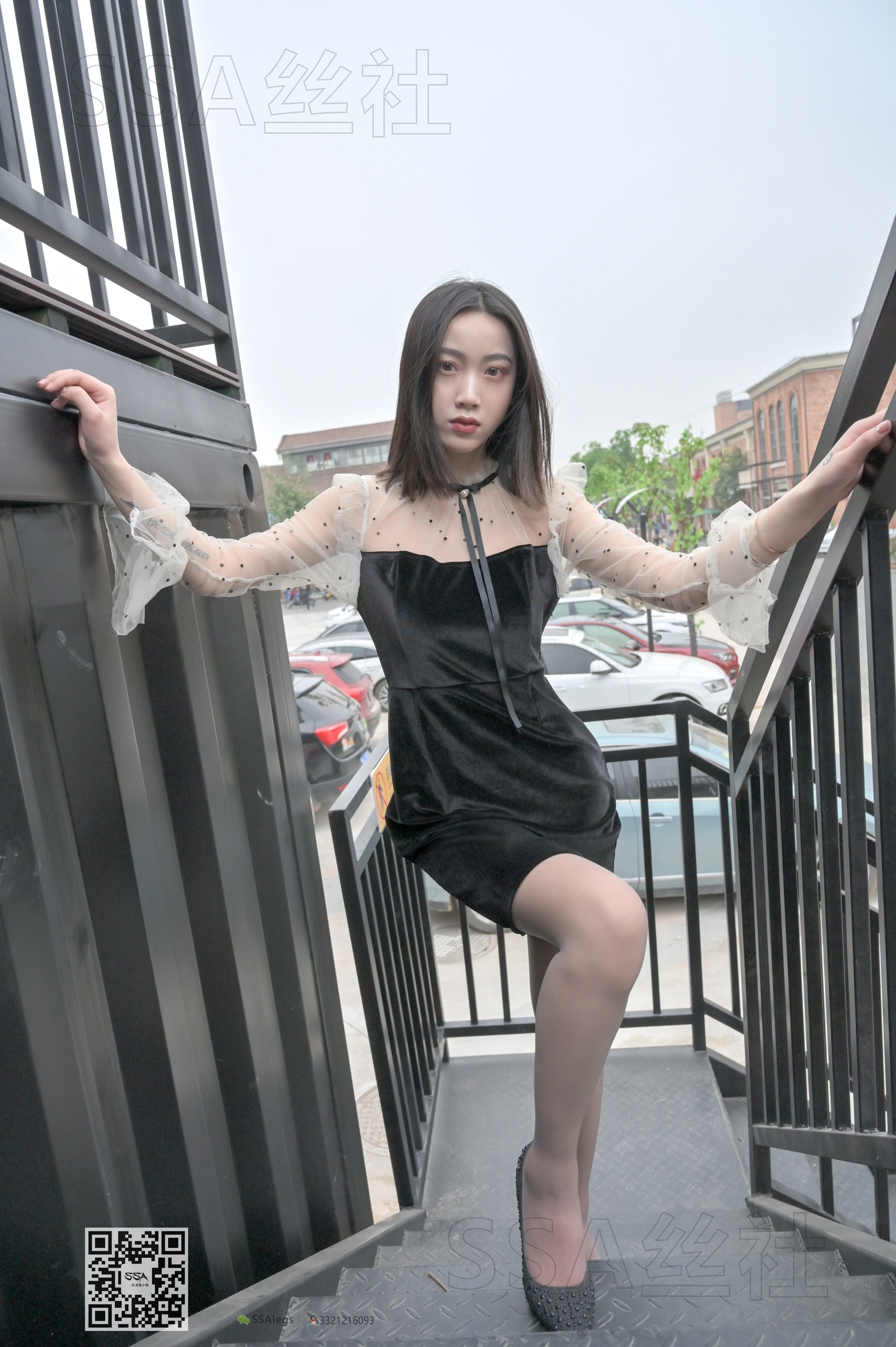 SSA丝社 超清写真 NO.096 大大 街拍腿模大大灰丝[145P-1.69GB]