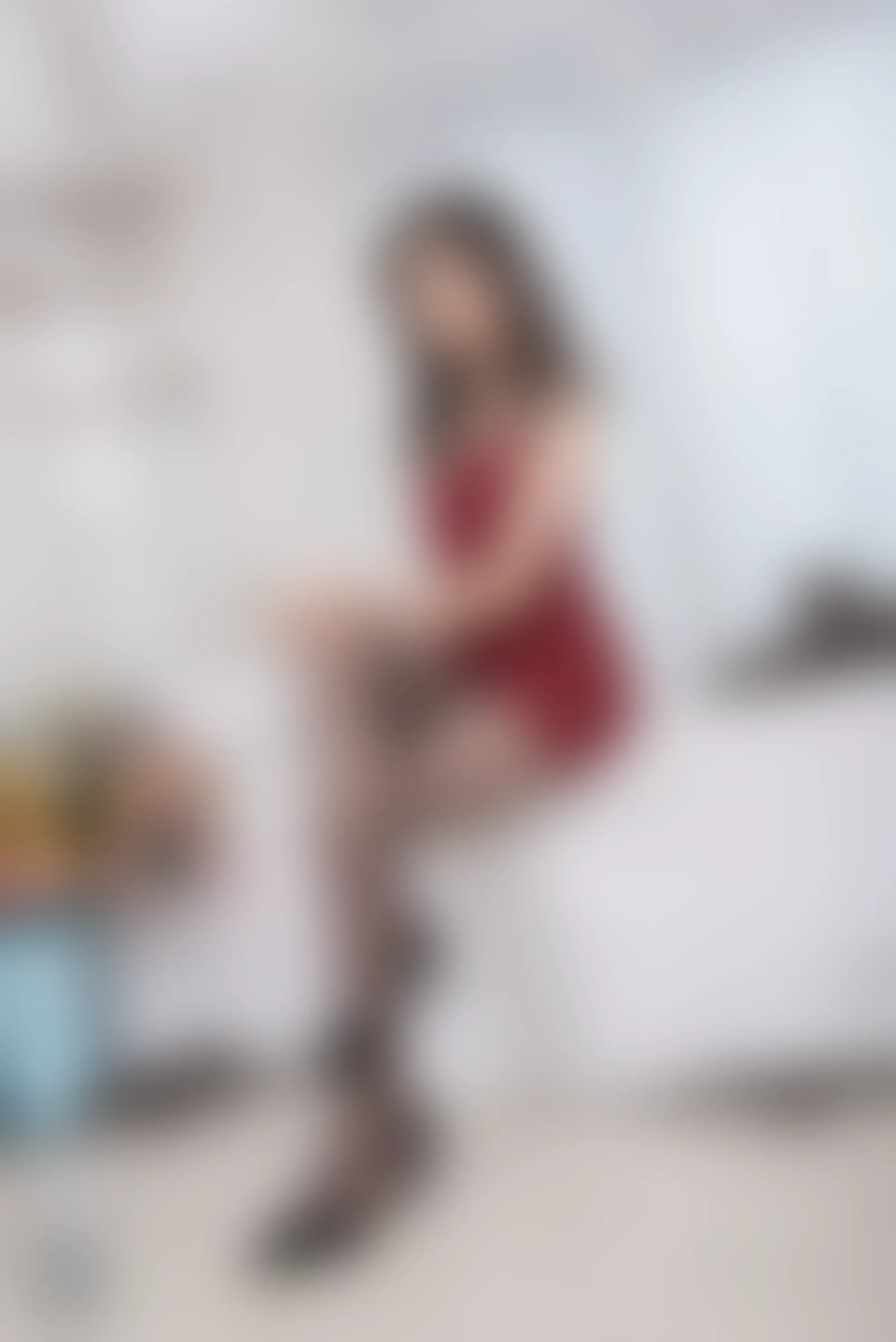 SSA丝社 超清写真 NO.163 小雨酒红色包臀裙 [182P-1.91GB]