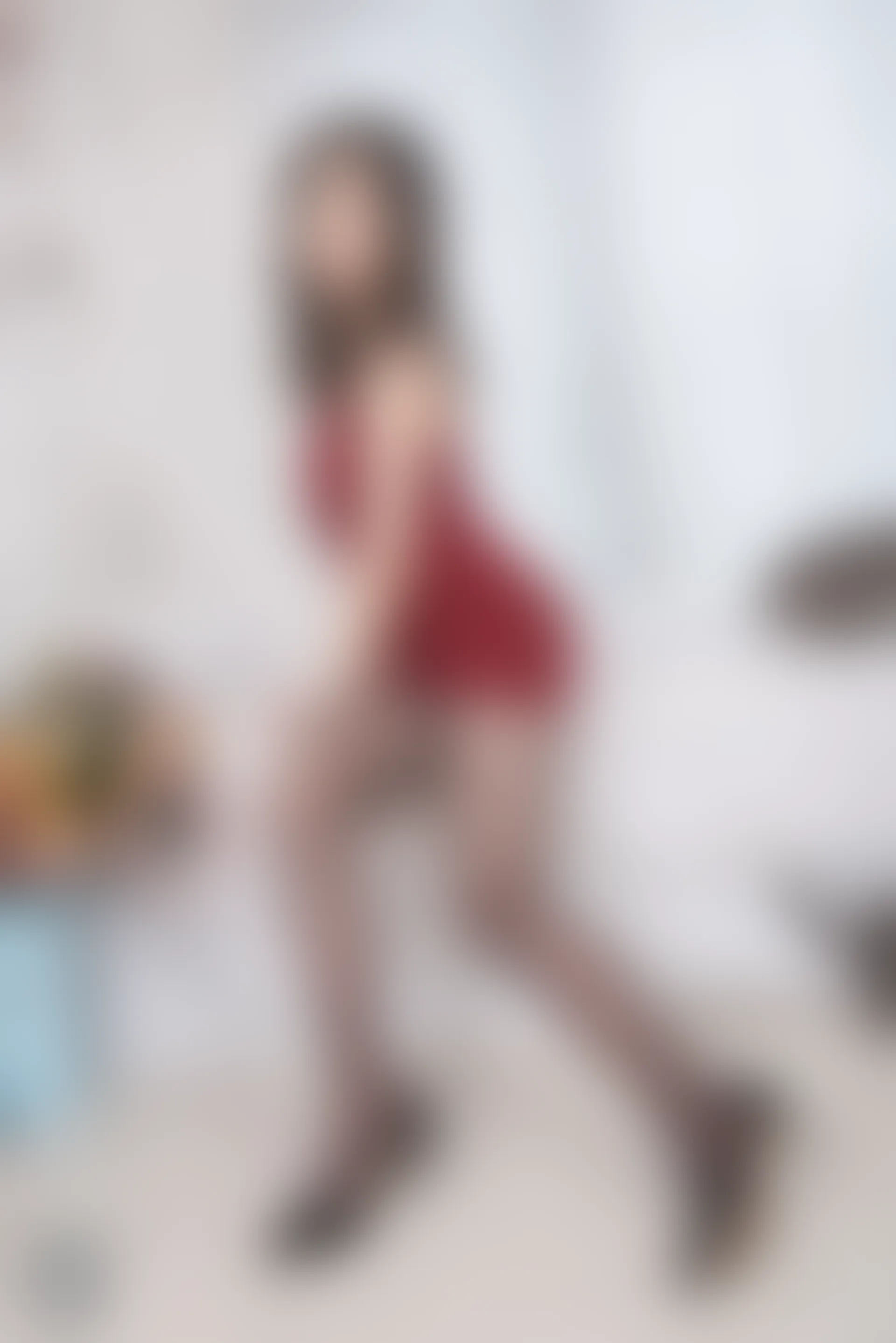 SSA丝社 超清写真 NO.163 小雨酒红色包臀裙 [182P-1.91GB]