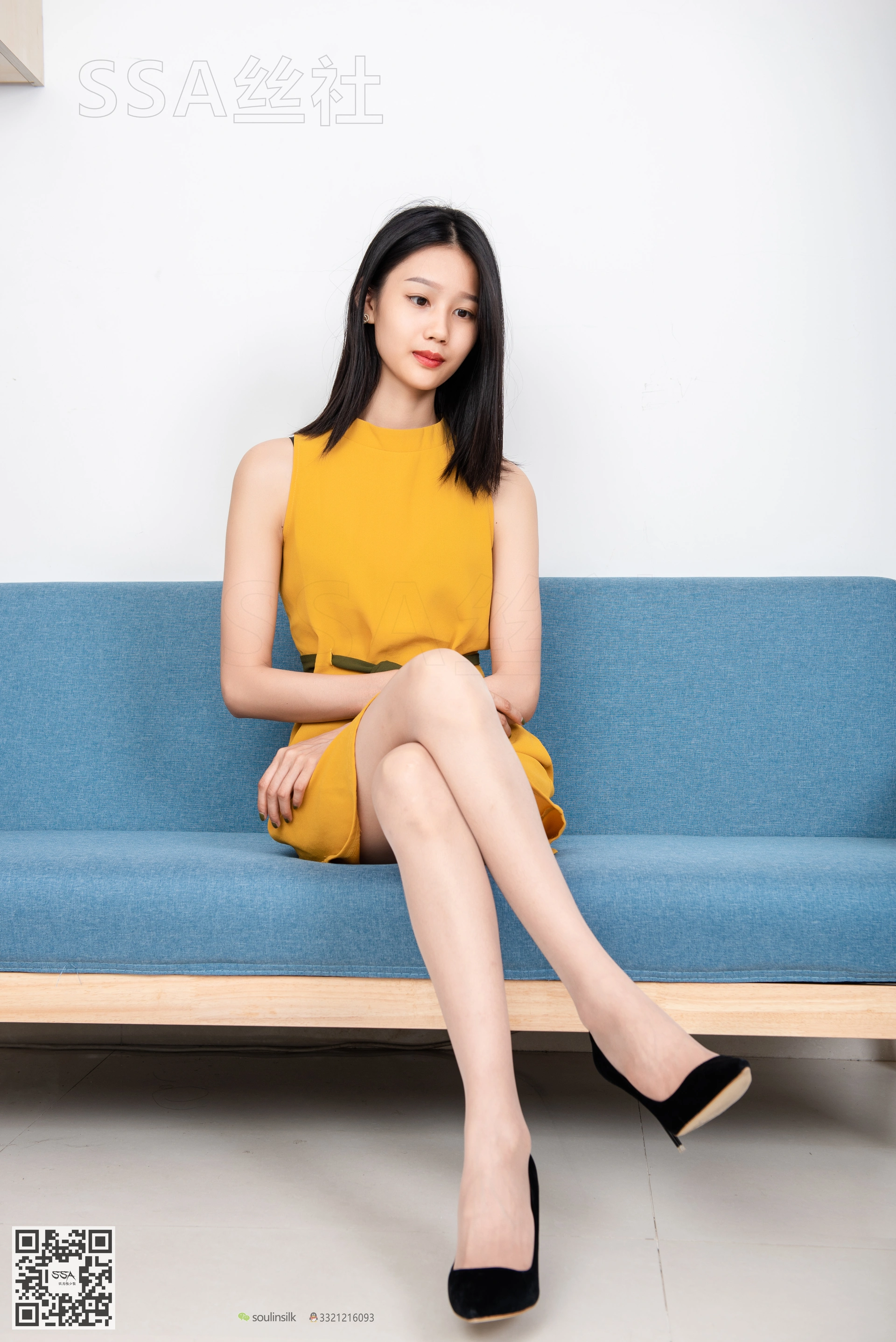 SSA丝社 超清写真 NO.140 星星橘黄色裙子肉丝 [128P-1.75GB]
