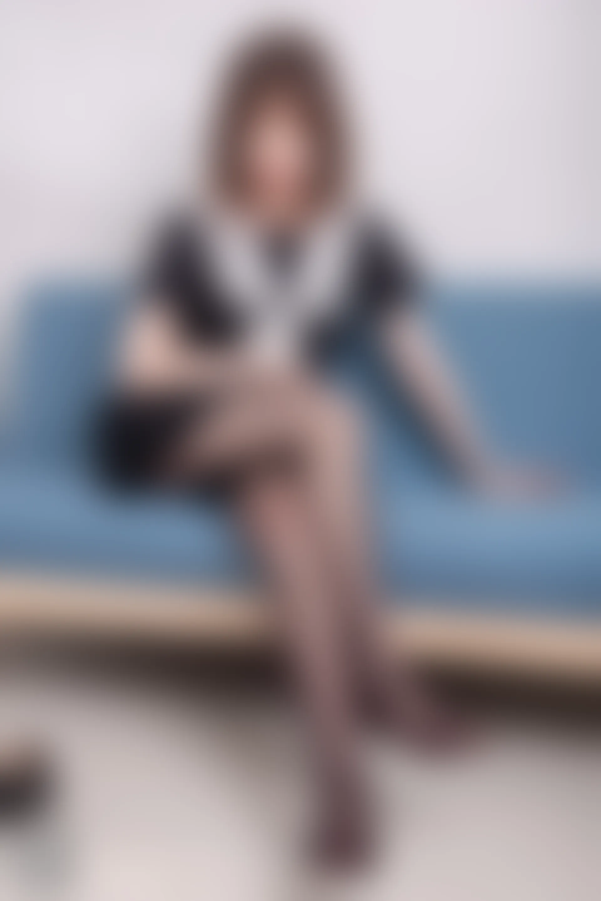 SSA丝社 超清写真 NO.113 穗子 腿模穗子教你穿黑色系JK制服[156P-2.24GB]