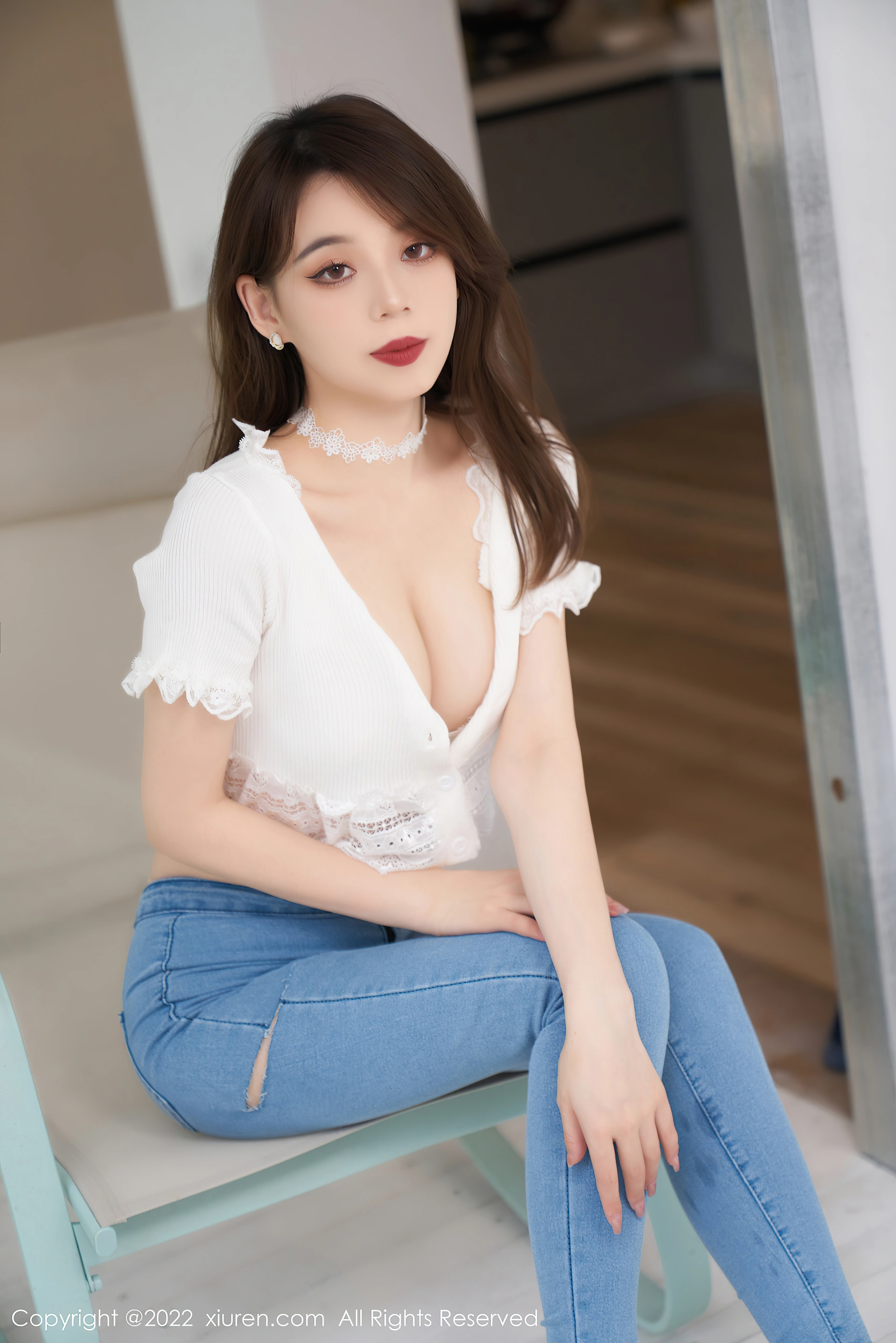 XiuRen秀人网 2022.02.24 No.4633 言沫 牛仔裤美腿[63+1P 570MB]