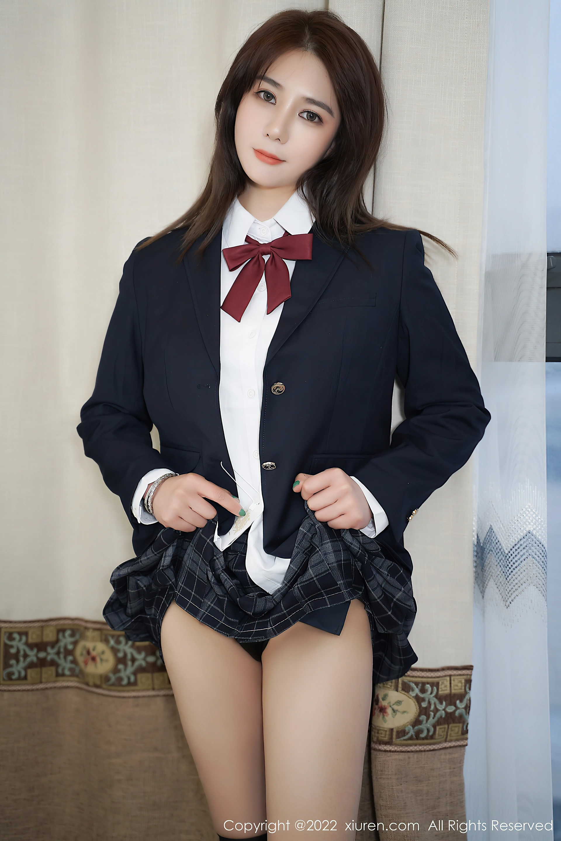 XiuRen秀人网 2022.03.22 No.4751 fairy如歌 制服美腿[51+1P 461MB]