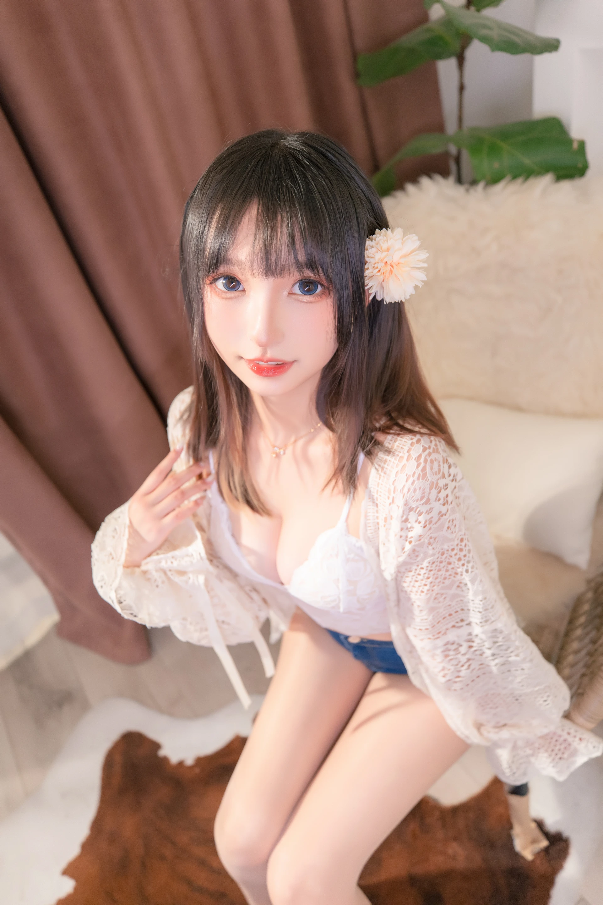 神楽坂真冬 第三季 序号31：牛仔裤女孩《牛仔狂热》 [150P2V-802MB]内衣, 双马尾, 白丝, 神楽坂真冬, 美腿, 美足, 肉丝