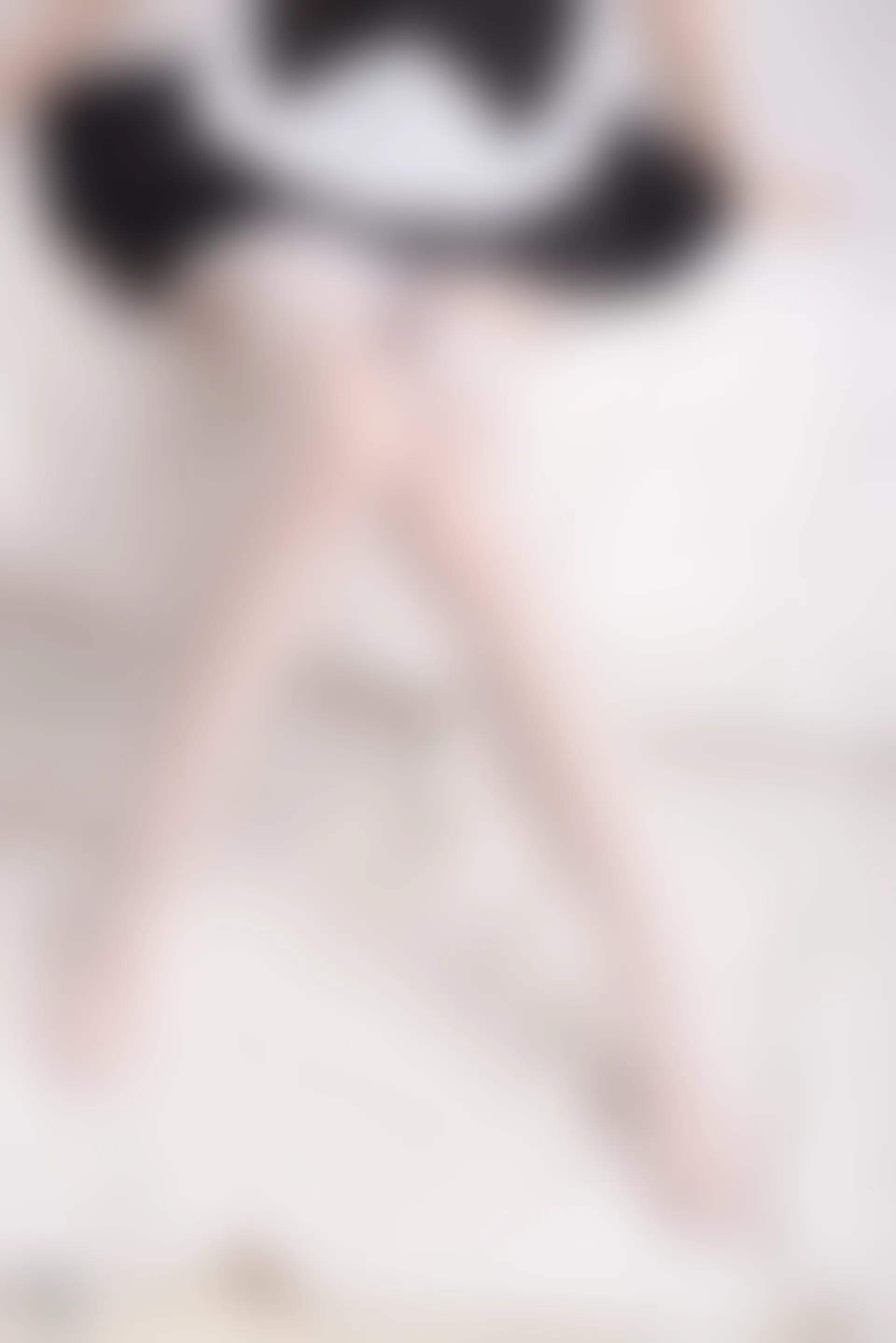 SSA丝社 超清写真 NO.025 琪琪 甜美风女仆白色长筒丝袜[99P-0.99GB]