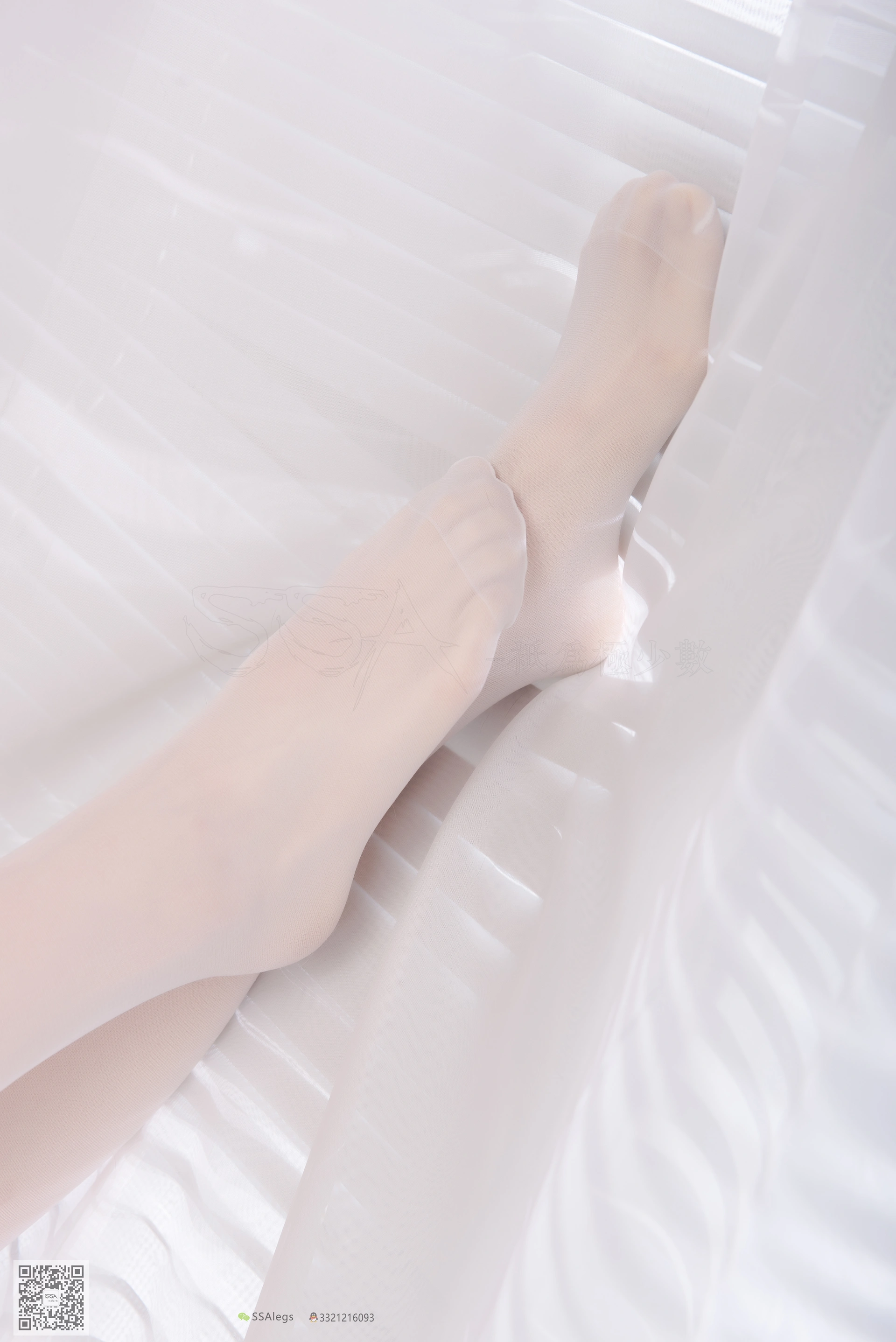 SSA丝社 超清写真 NO.025 琪琪 甜美风女仆白色长筒丝袜[99P-0.99GB]