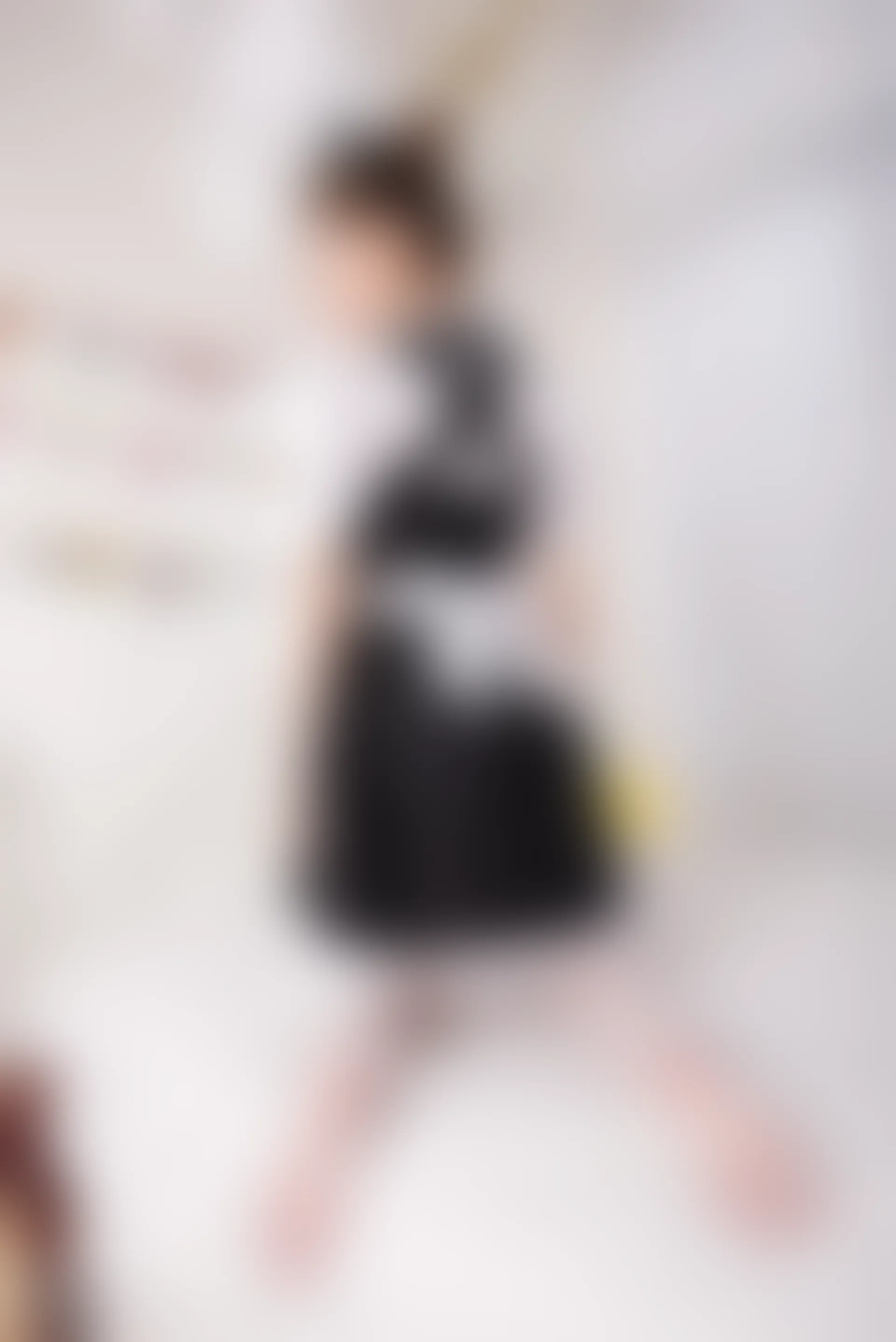 SSA丝社 超清写真 NO.025 琪琪 甜美风女仆白色长筒丝袜[99P-0.99GB]