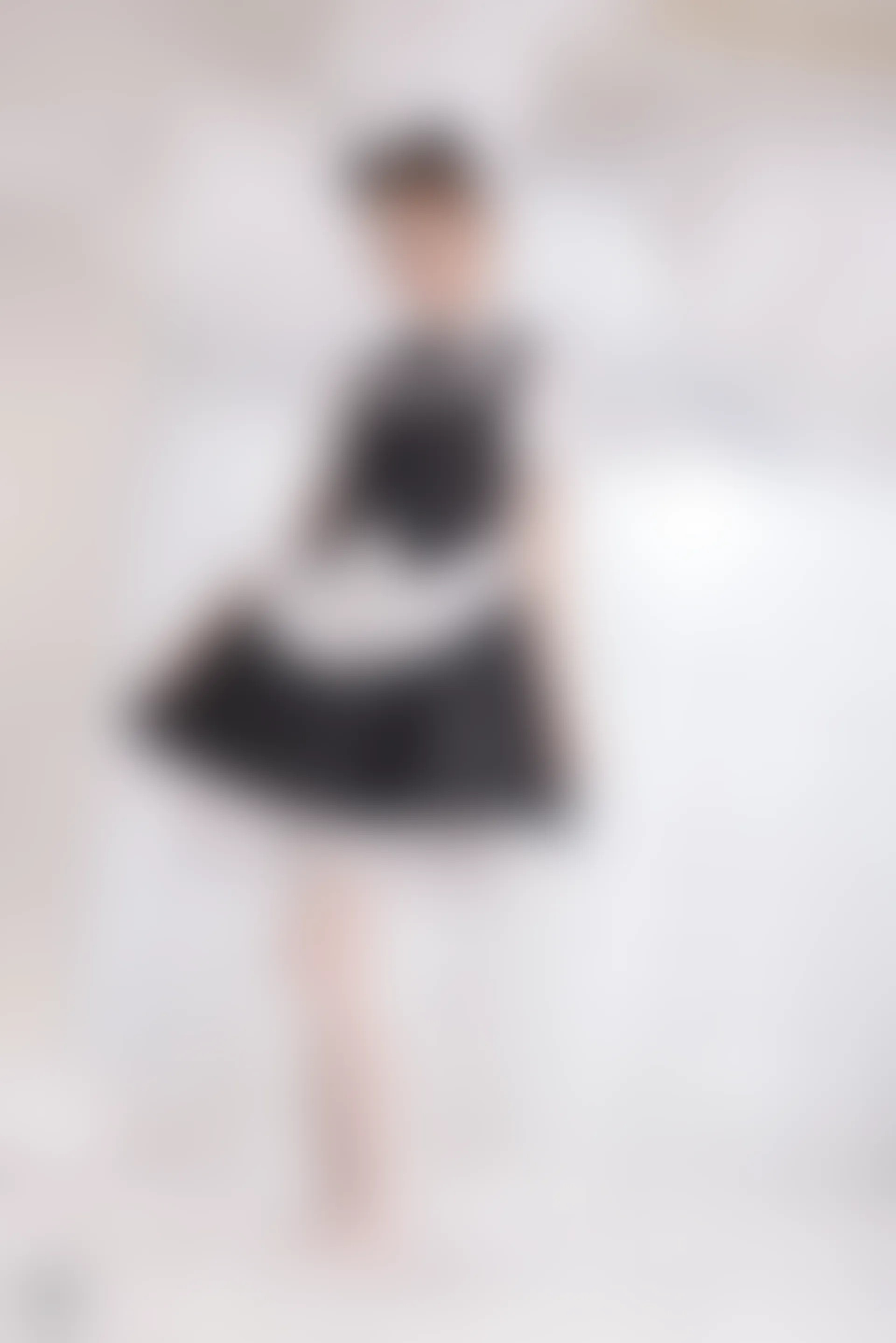 SSA丝社 超清写真 NO.025 琪琪 甜美风女仆白色长筒丝袜[99P-0.99GB]