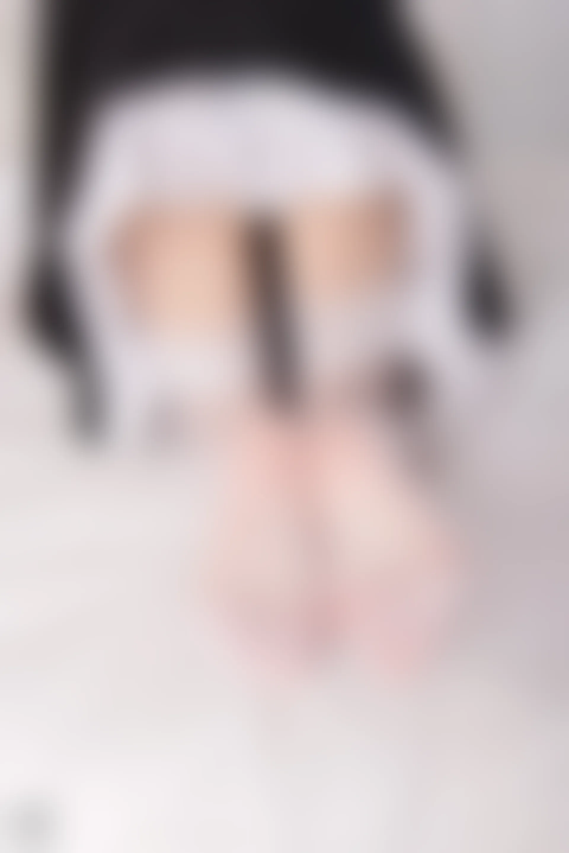 SSA丝社 超清写真 NO.025 琪琪 甜美风女仆白色长筒丝袜[99P-0.99GB]