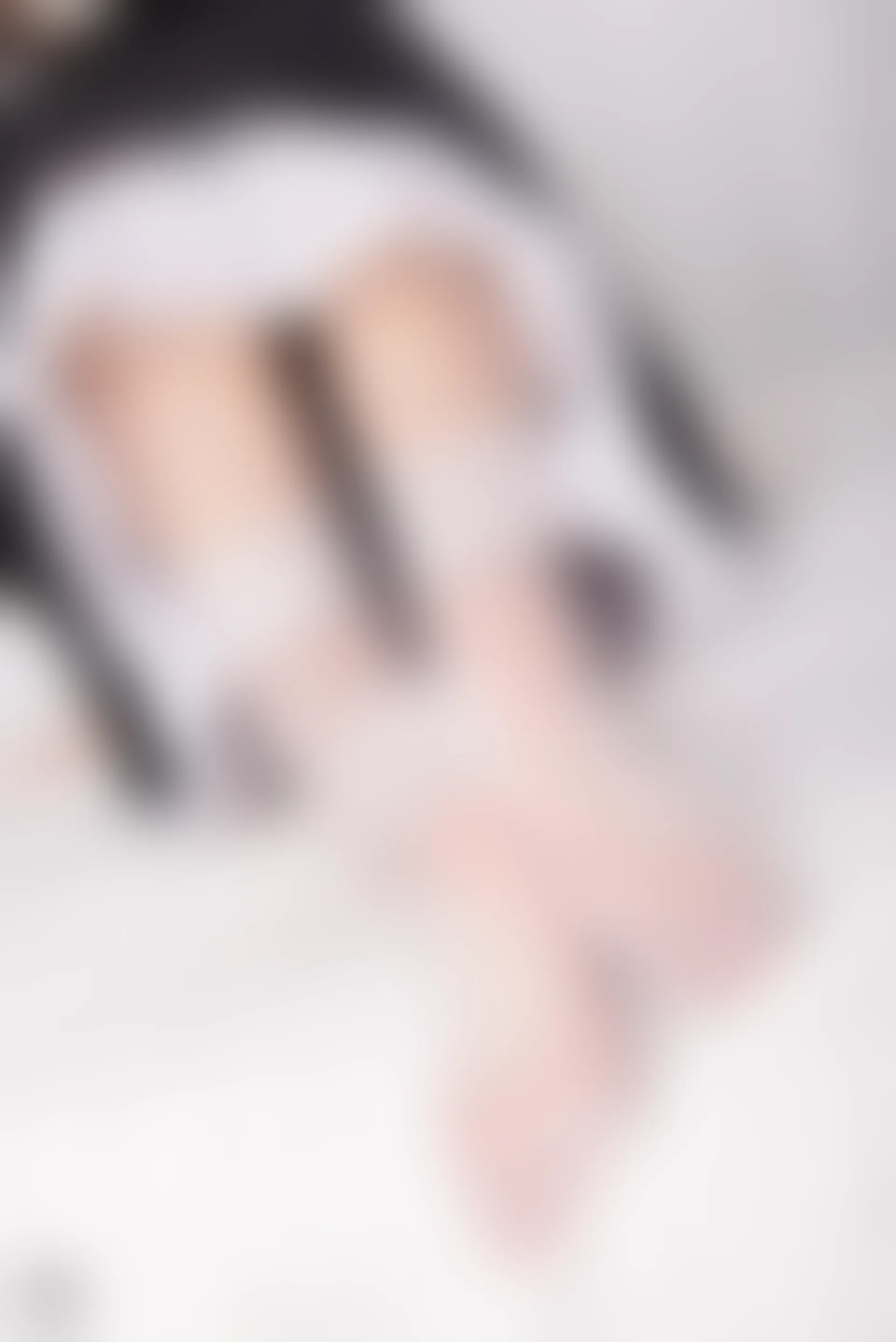 SSA丝社 超清写真 NO.025 琪琪 甜美风女仆白色长筒丝袜[99P-0.99GB]