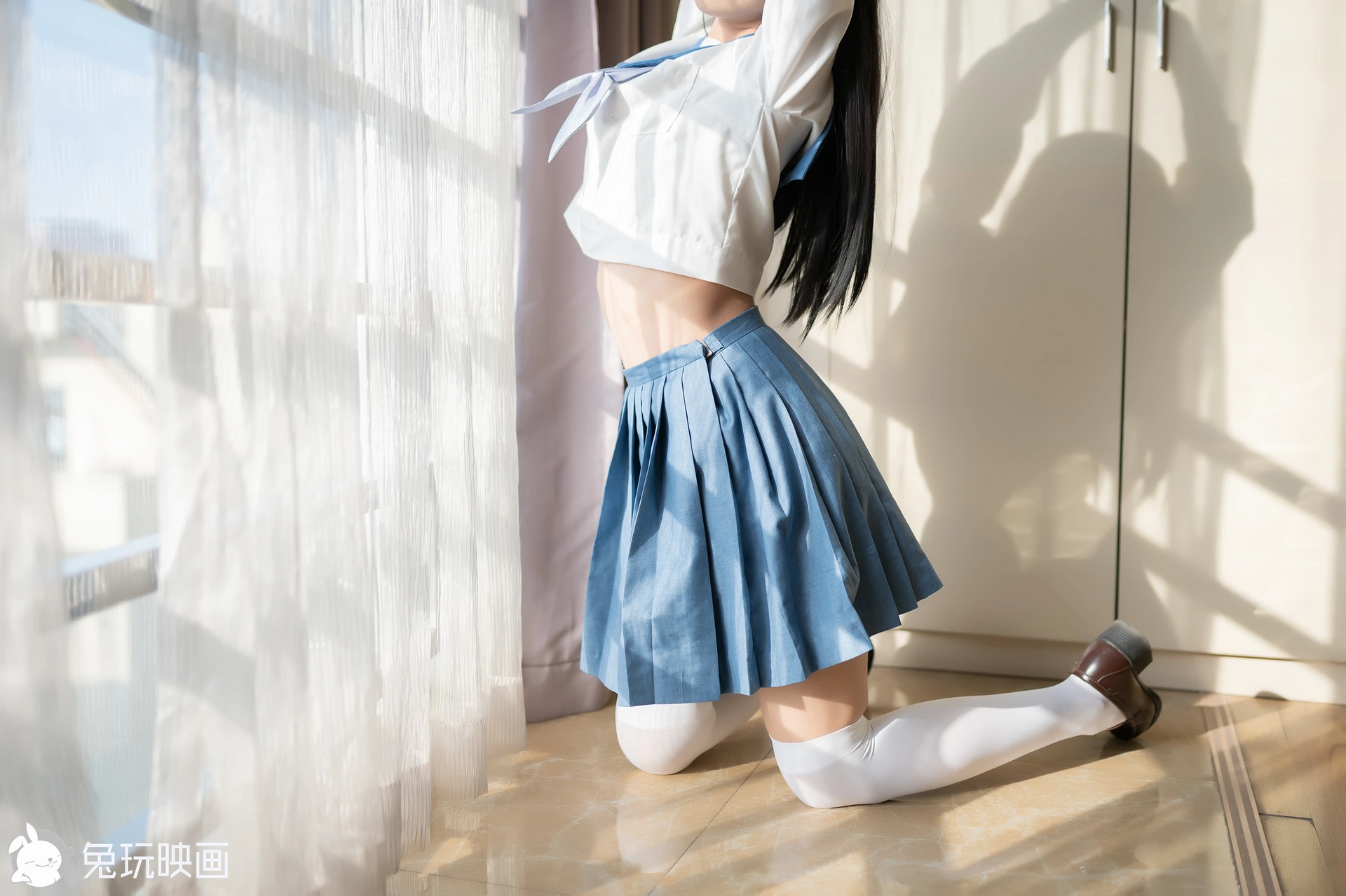 C41.004 蓝色水手服 [41P-88MB]