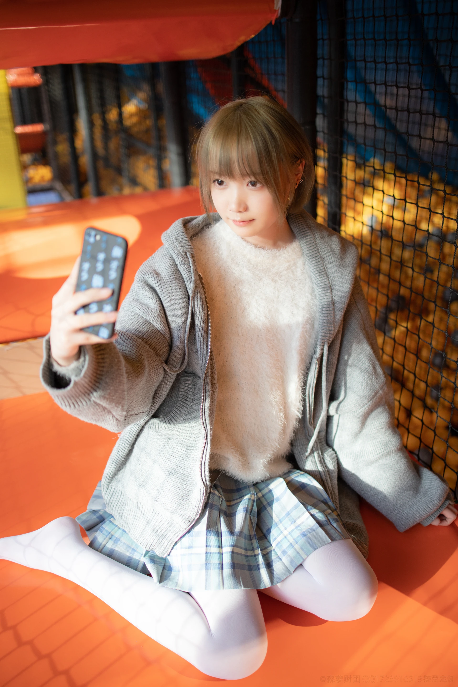 森萝财团 X-047-DZ [141P1V-2.84G]Aika, 可爱, 森萝财团, 白丝, 美腿