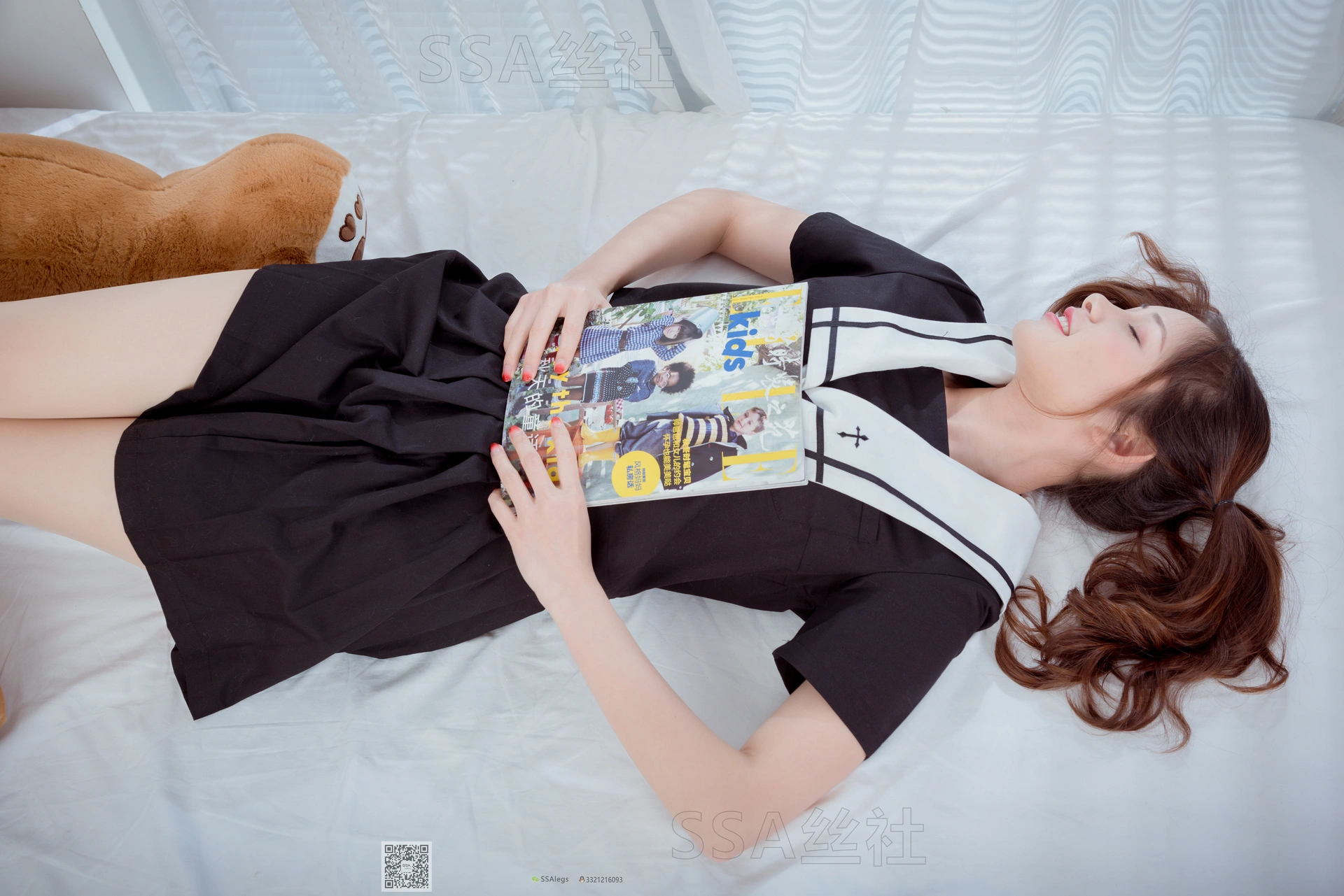 SSA丝社 超清写真 NO.079 雯雯 笑容治愈系小姐姐JK制服[132P-1.62GB]