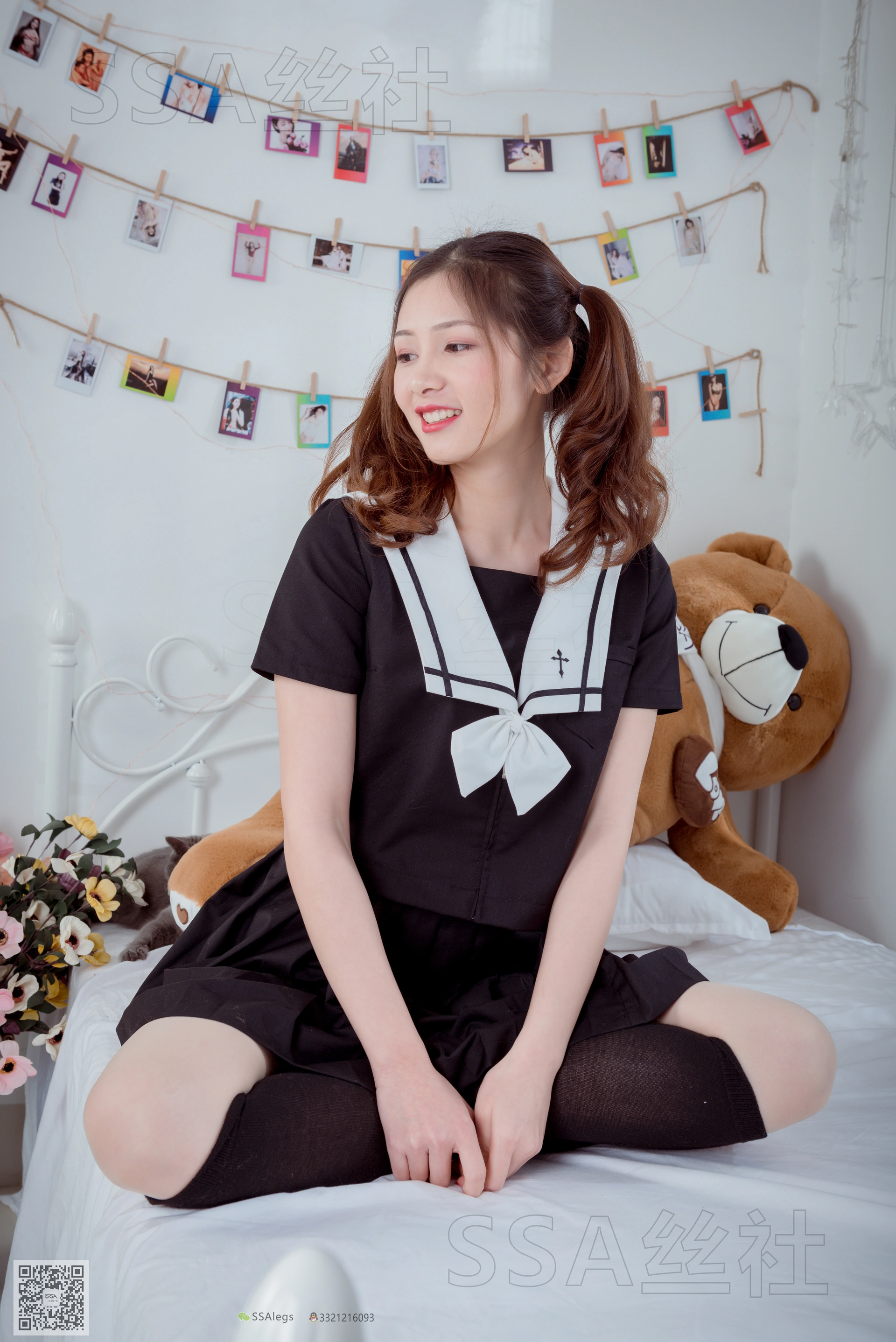 SSA丝社 超清写真 NO.079 雯雯 笑容治愈系小姐姐JK制服[132P-1.62GB]