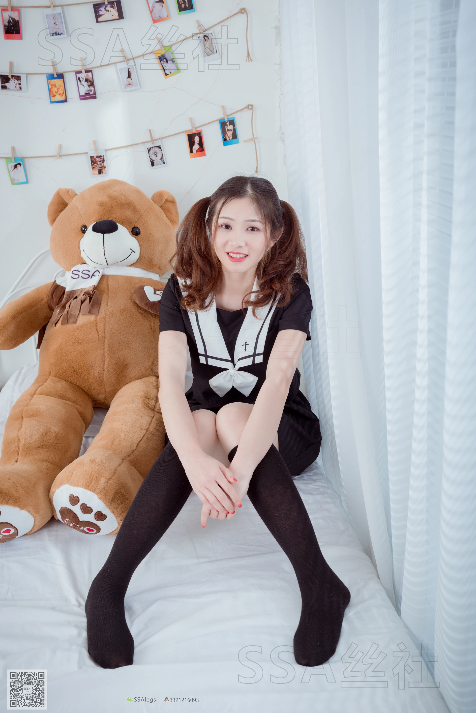 SSA丝社 超清写真 NO.079 雯雯 笑容治愈系小姐姐JK制服[132P-1.62GB]