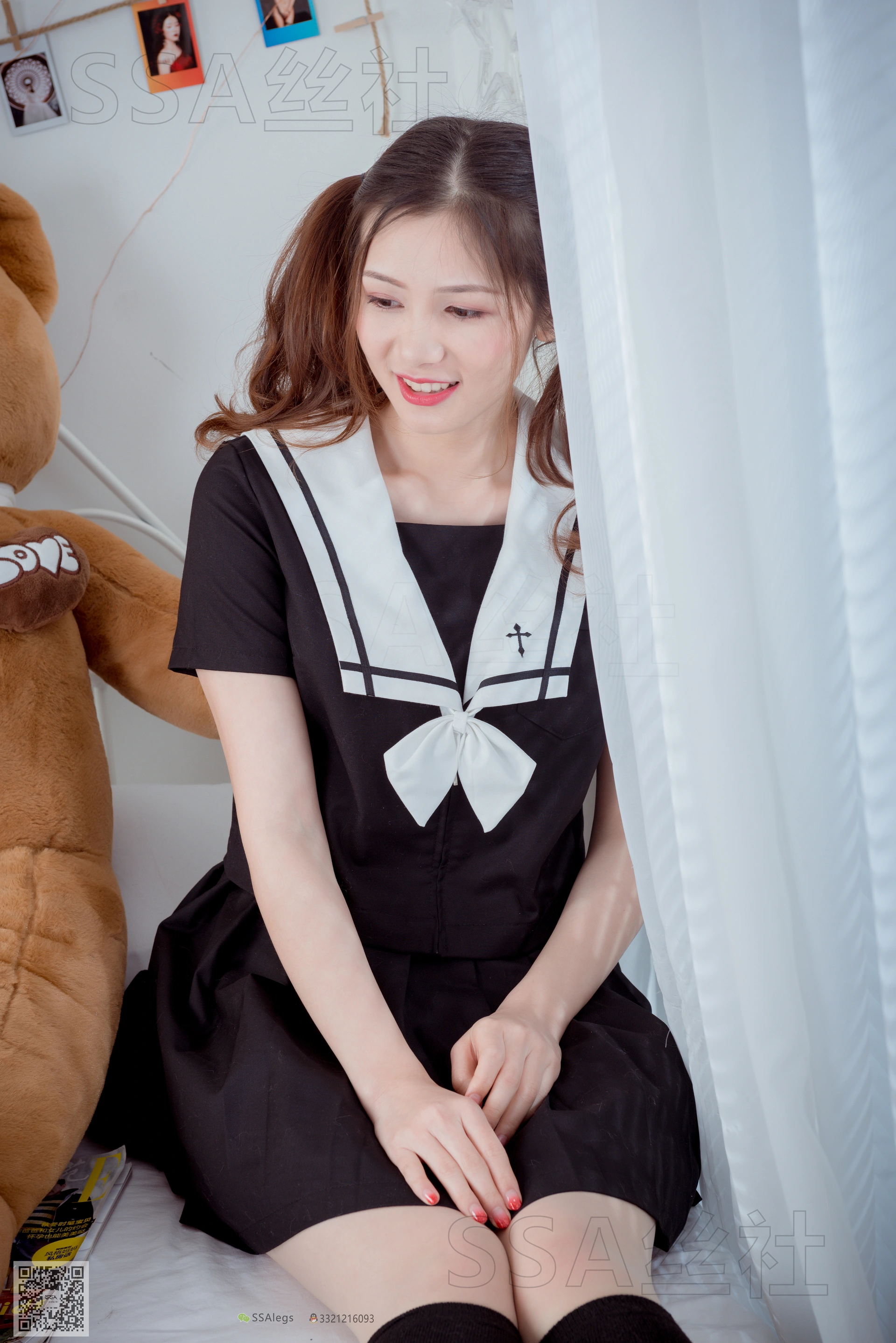SSA丝社 超清写真 NO.079 雯雯 笑容治愈系小姐姐JK制服[132P-1.62GB]