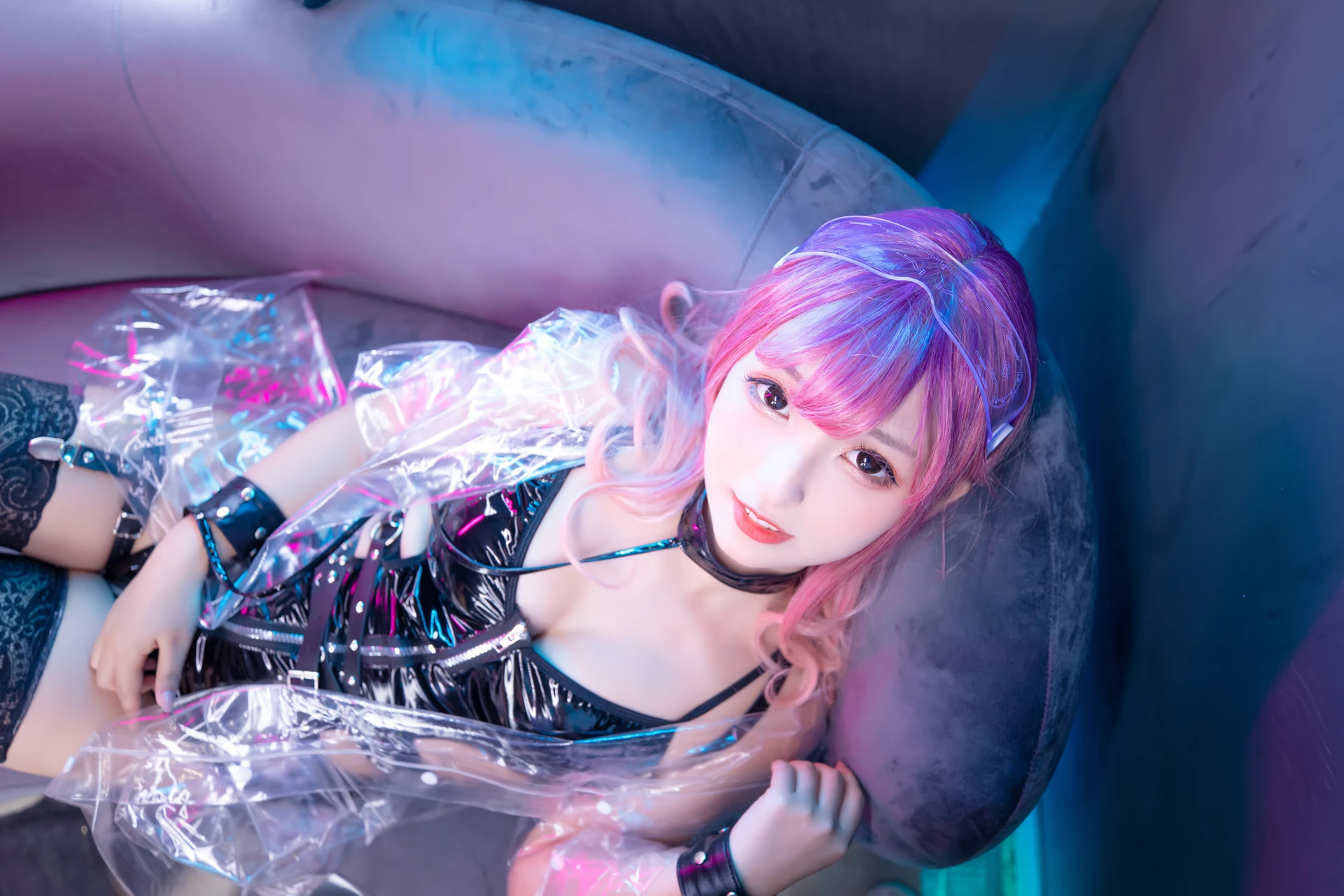 神楽坂真冬 第三季 序号16：《Girlspunk2020》 [150P2V-727MB]内衣, 双马尾, 神楽坂真冬, 美腿, 美足, 高跟鞋, 黑丝