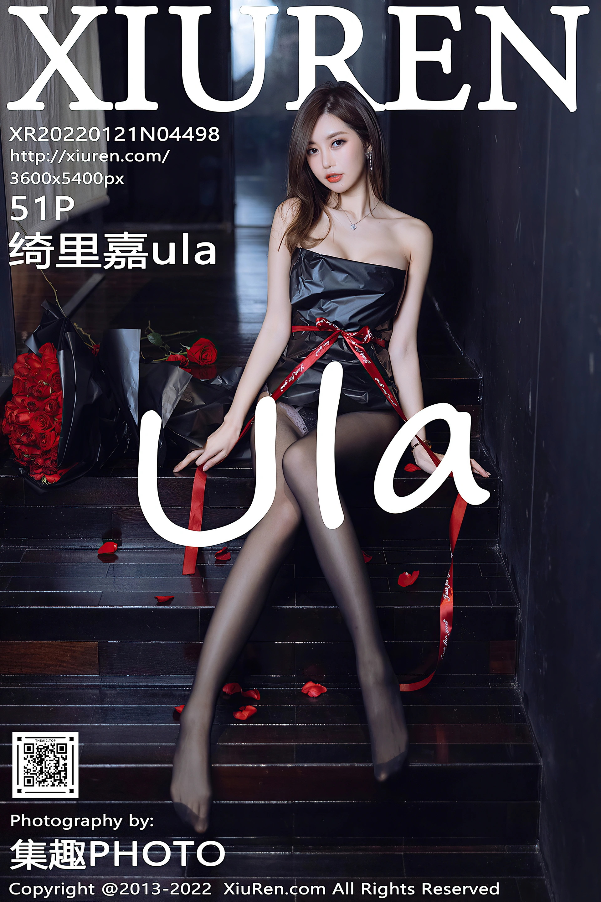 XiuRen秀人网 2022.01.21 No.4498 绮里嘉ula 女神黑丝[52+1P 530MB]