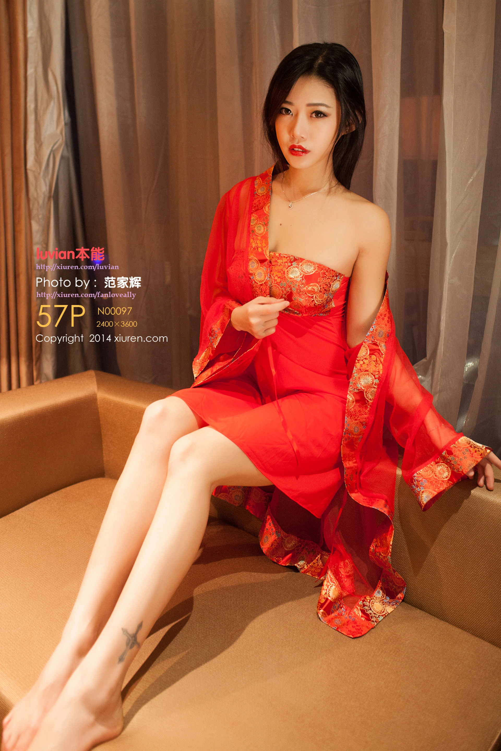 XiuRen秀人网 2014.02.04 No.097 luvian本能 [57P176MB]
