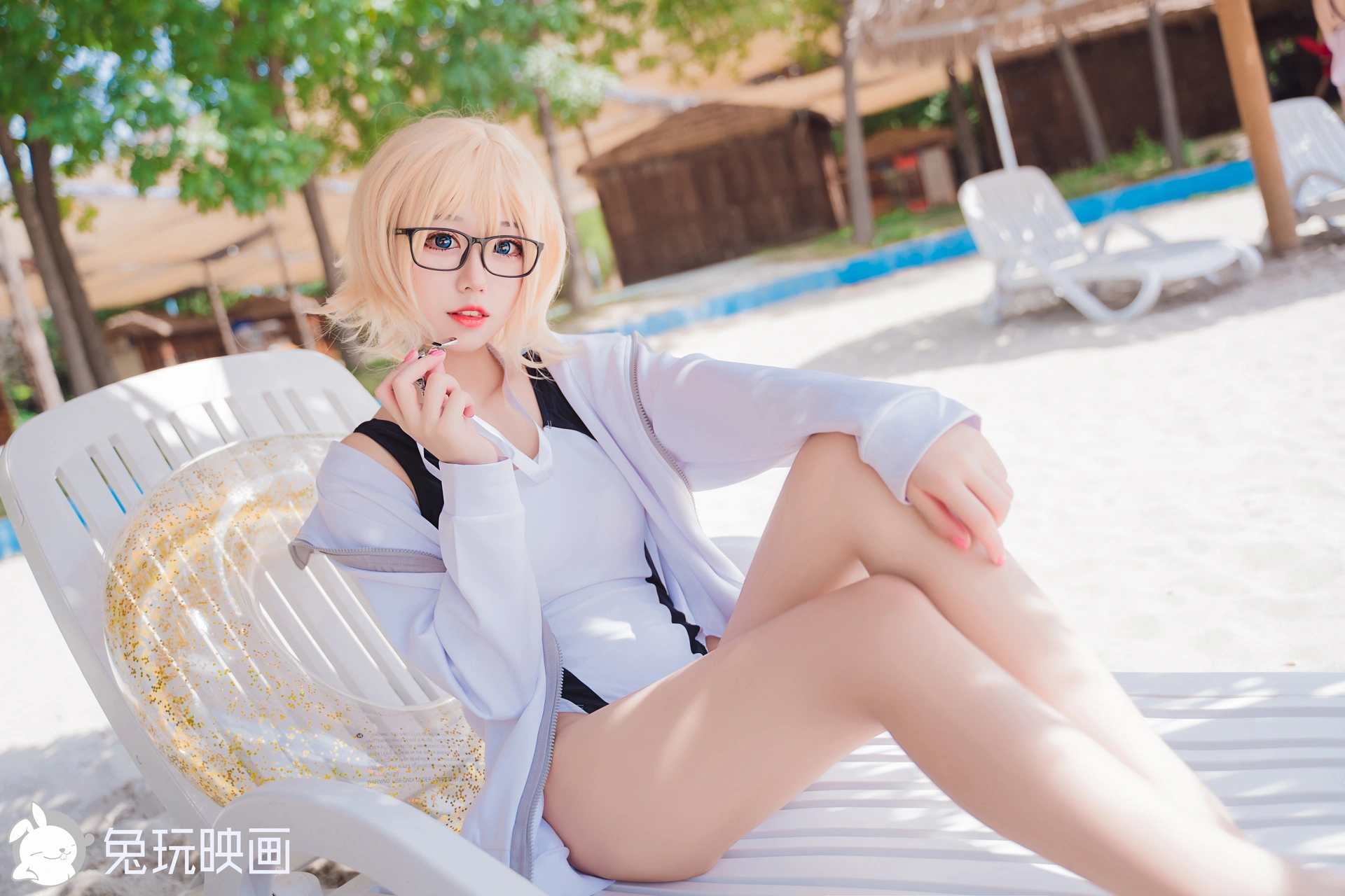 兔玩映画 夏日泳装 Vol.049 白贞德 [40P-770MB]