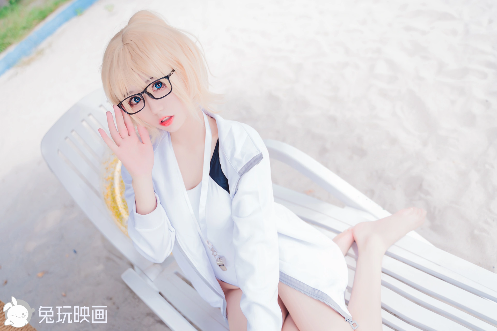 兔玩映画 夏日泳装 Vol.049 白贞德 [40P-770MB]