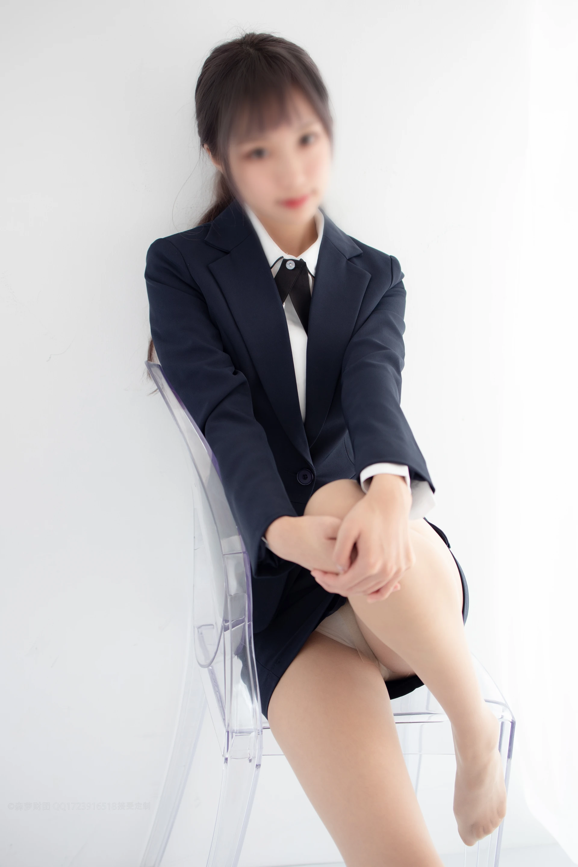 森萝财团 X-050-DZ [146P1V-2.85G]制服, 森萝财团, 美腿, 肉丝