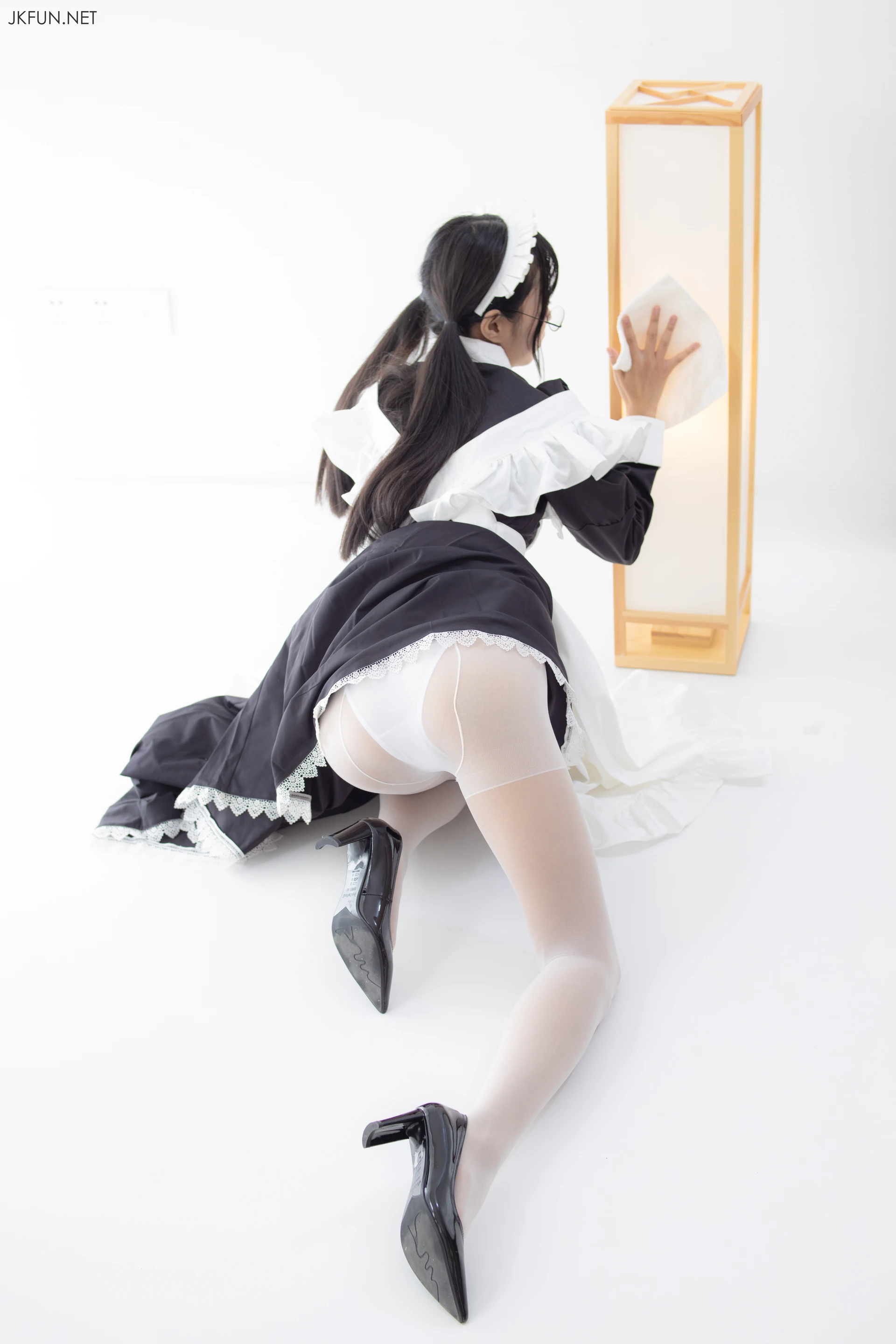 JKFUN-017 [127P1V-2.31G]JKFUN, 女仆装, 森萝财团, 白丝, 美腿