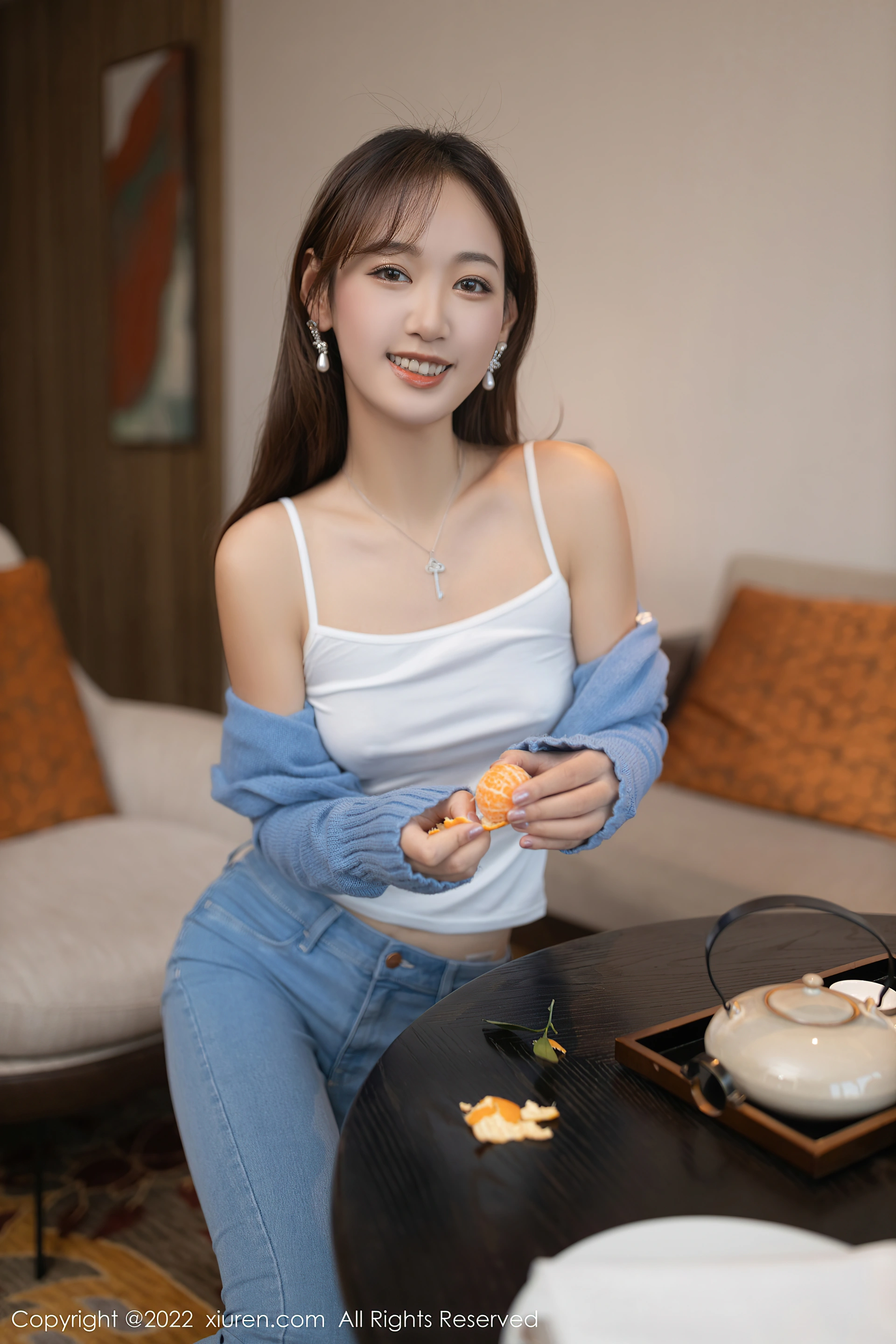 XiuRen秀人网 2022.02.14 No.4582 唐安琪 牛仔裤美腿[74+1P 779MB]