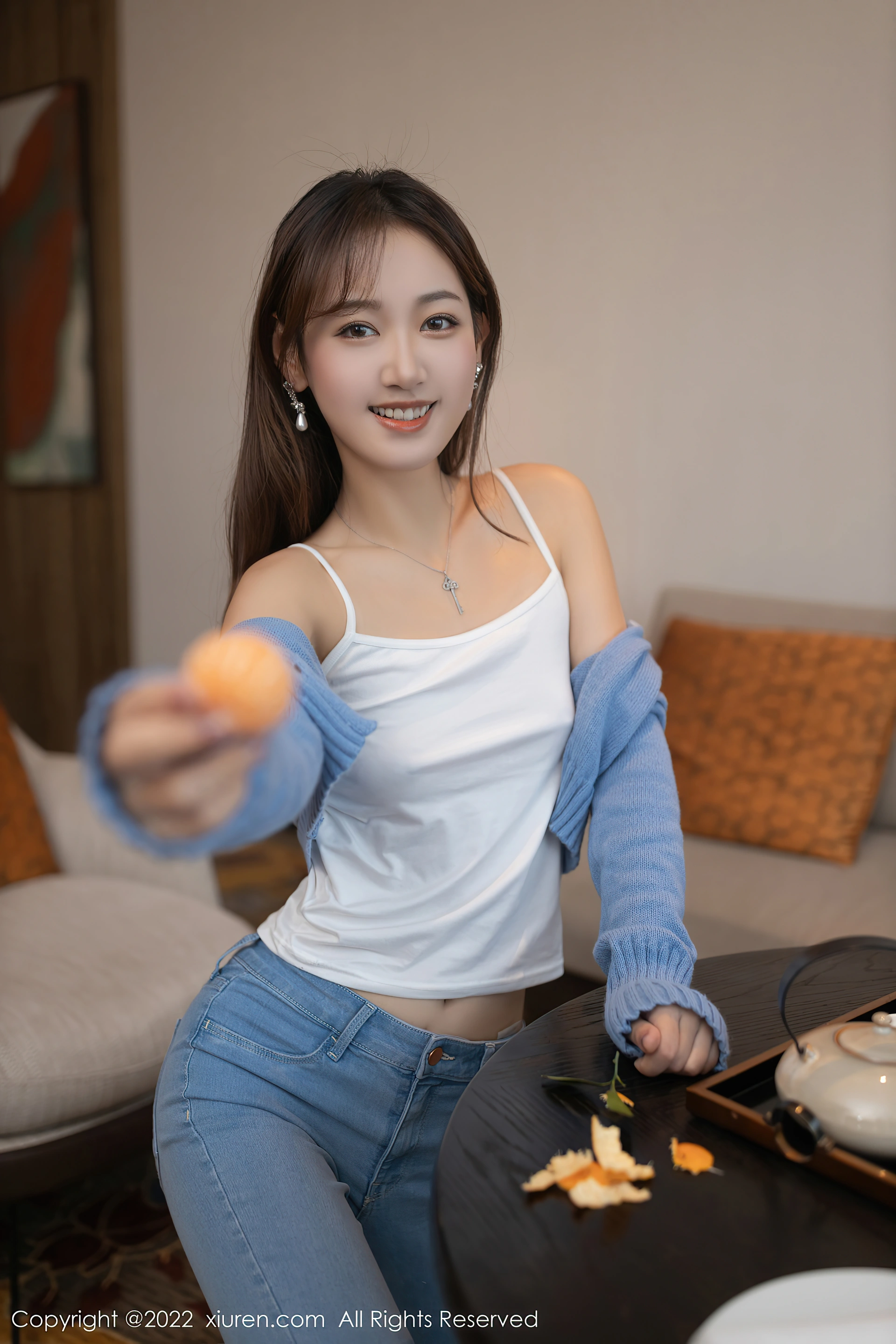 XiuRen秀人网 2022.02.14 No.4582 唐安琪 牛仔裤美腿[74+1P 779MB]